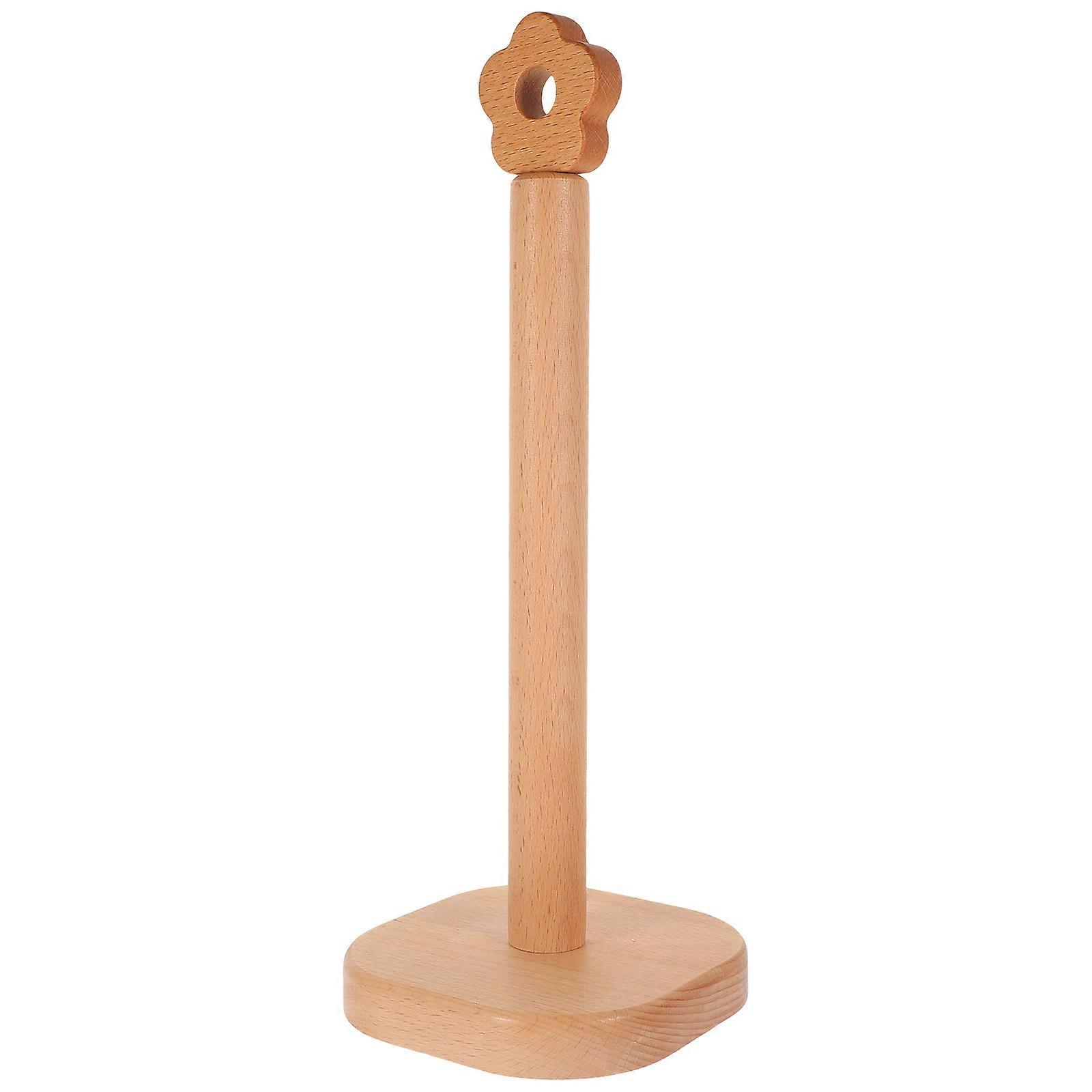 Wooden Hair Scrunchies Holder Stand with Smooth Surface for Organizing Hair Ties, Bracelets, and Bangles – Vanity and Dressing Table Storage Rack