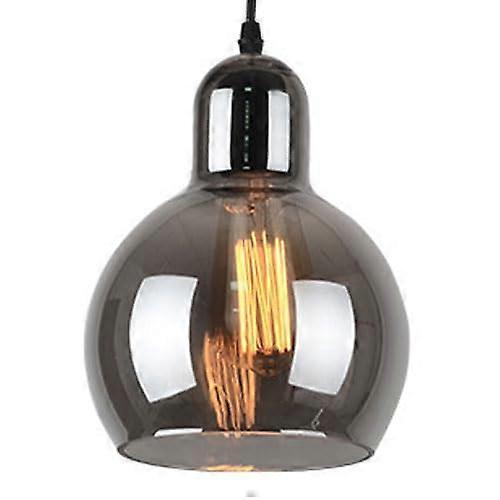 E27 Socket Single Head Chandelier, Creative Glass Pendant Light, Ceiling Mounted Pendant Lamp