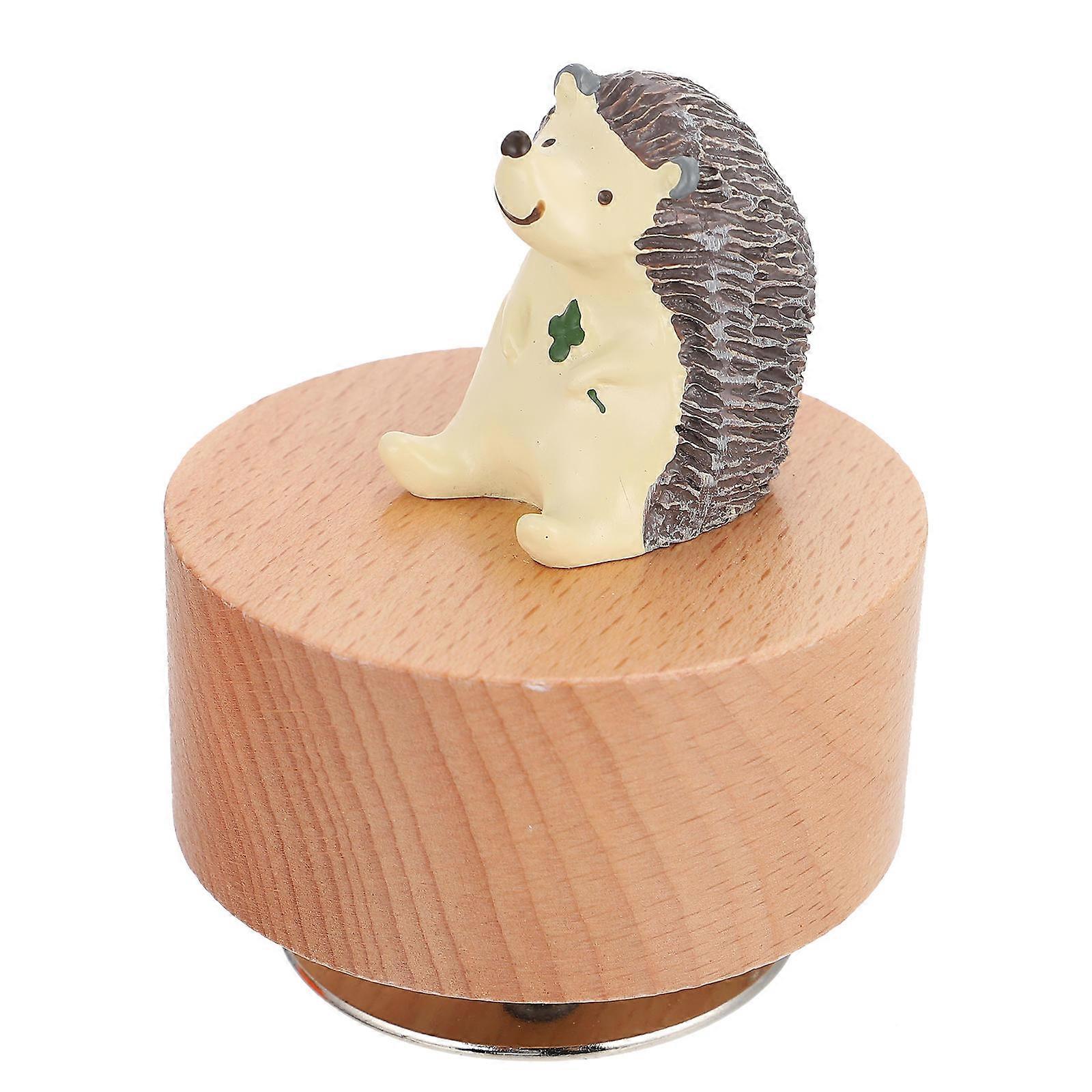 Round Rotating Music Box for Girls Special Occasions Multi Color 9.5x7.5cm Room Decoration 1Pcs