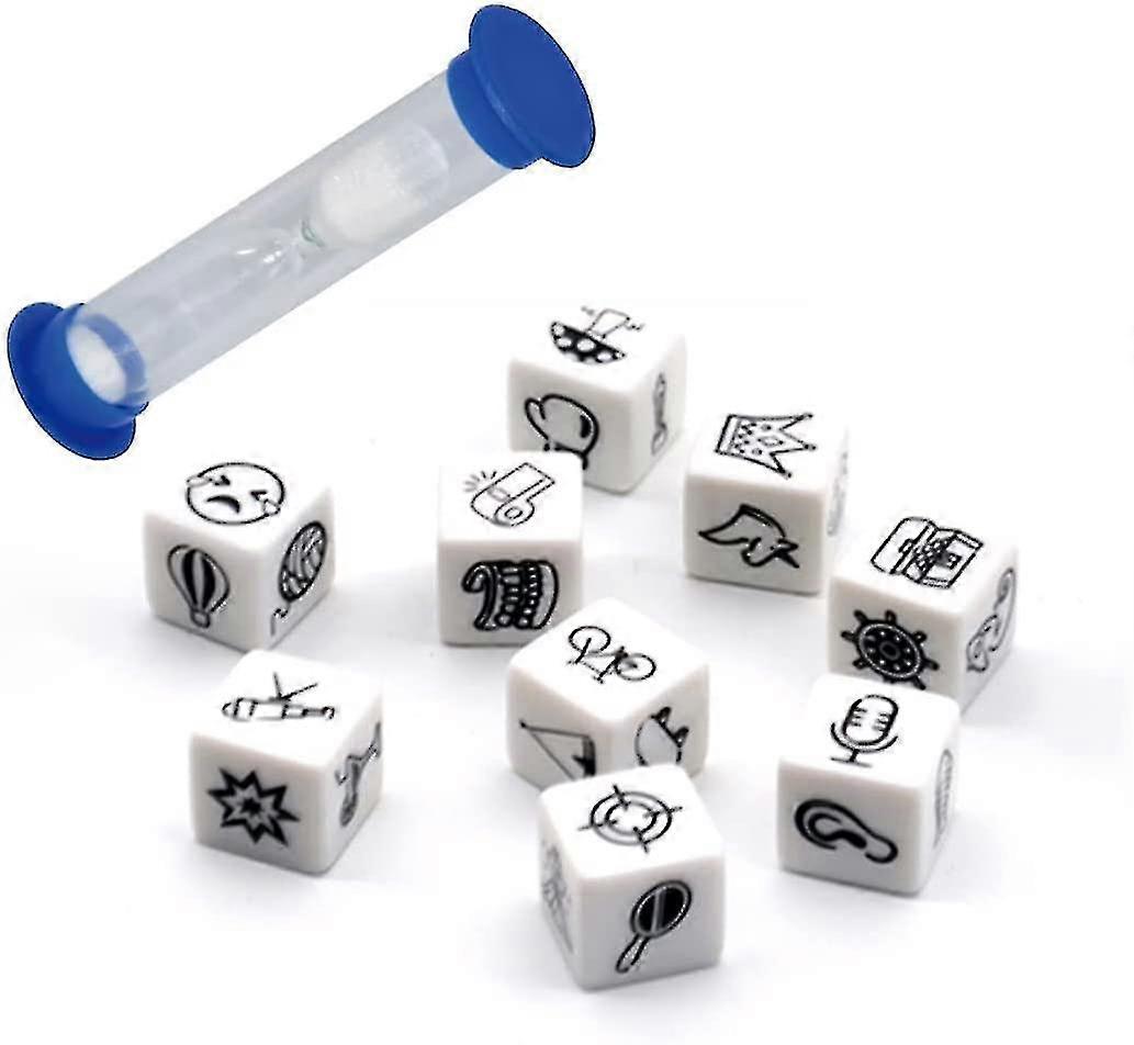 Happy Story 9 Cubes Bundle Sets Roll Cube 4 Models Dice Unlimited Stories Combination Story Dice Game