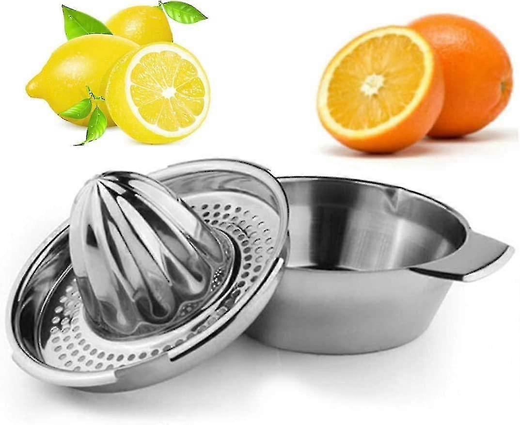 Stainless Steel Manual Citrus Juicer for Lemons, Suitable for Certain Brands
