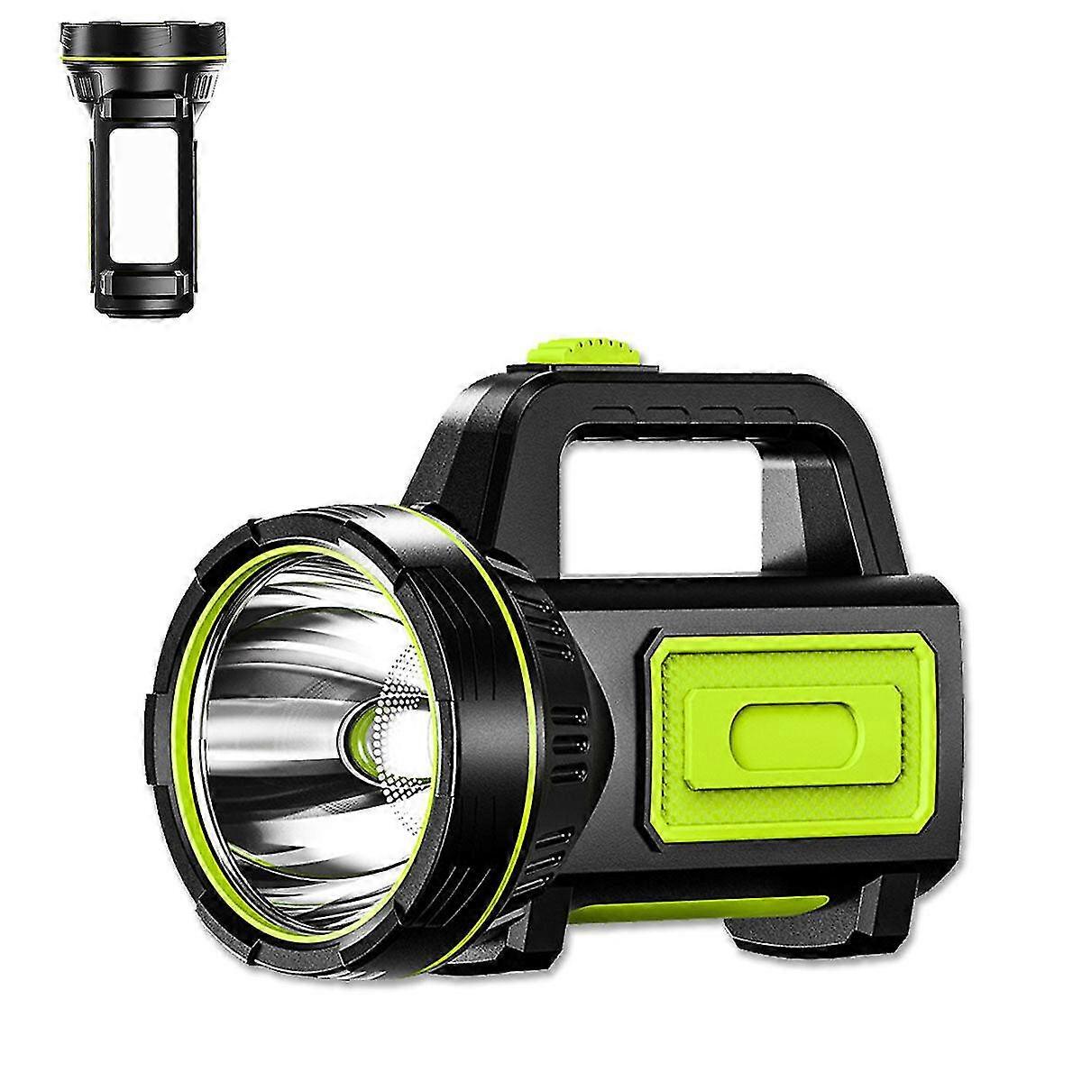 Ultra Bright LED Spotlight - Dual Modes, USB Rechargeable, Waterproof Flashlight Suitable for Camping, Hunting, and Professional Use