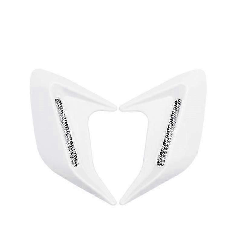 Vynikající 2ks Úprava bočního větracího otvoru do auta Kryt mřížky Boční kryt přívodu vzduchu Dekorace kapoty Příslušenství pro úpravu vozu