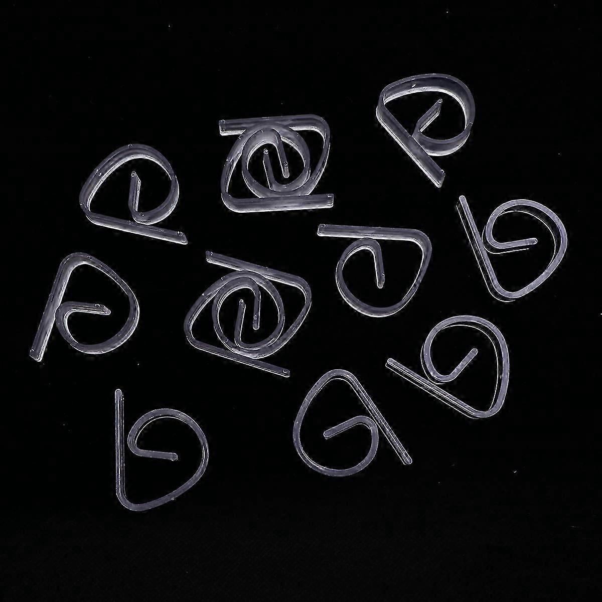 25pcs Transparent Table Cloth Clips Table Cover Clips Tablecloth Fixing Clamps