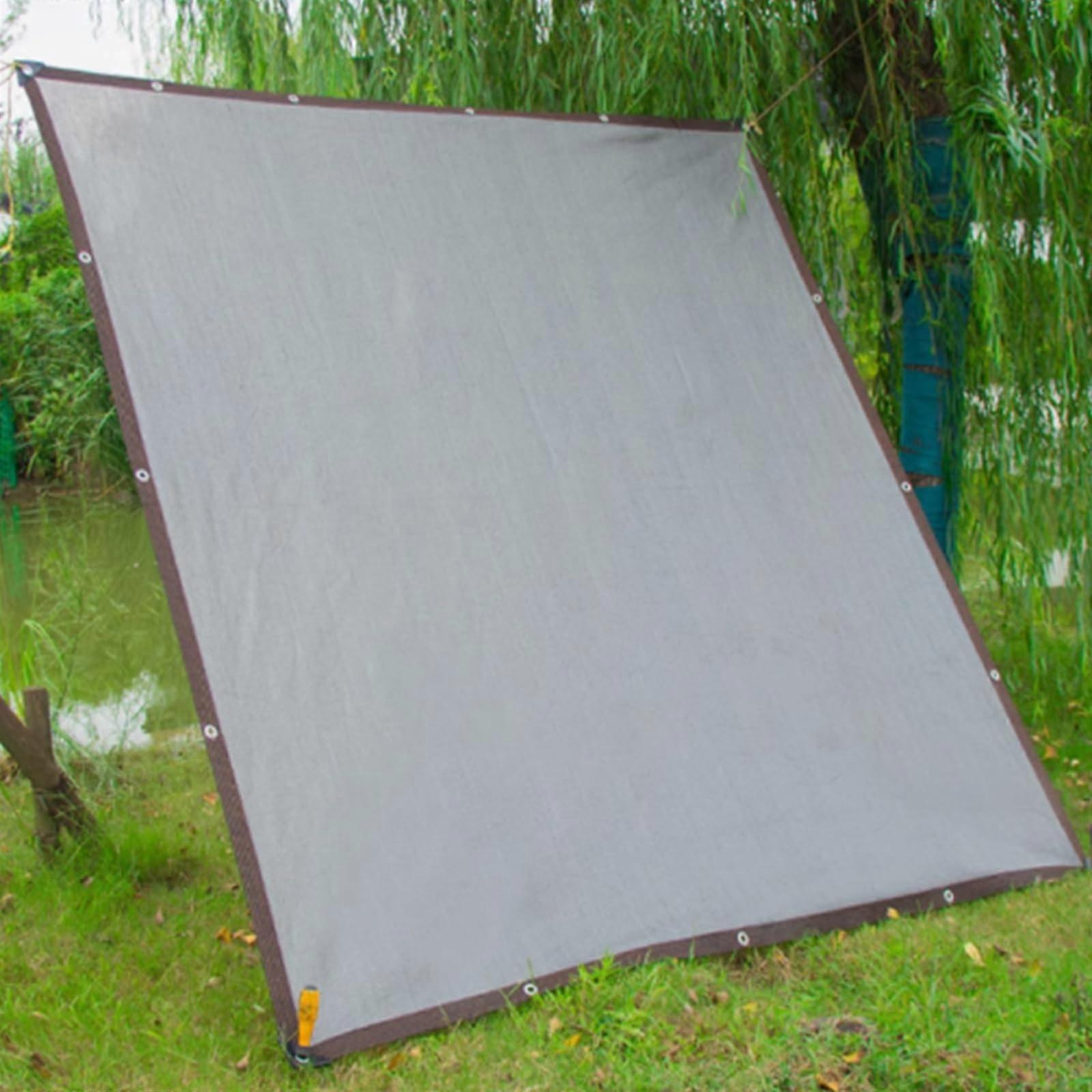 Grey Sun Shade Net Blocks Sunlight UV for Patio Pergola Garden Greenhouse 2mX5m