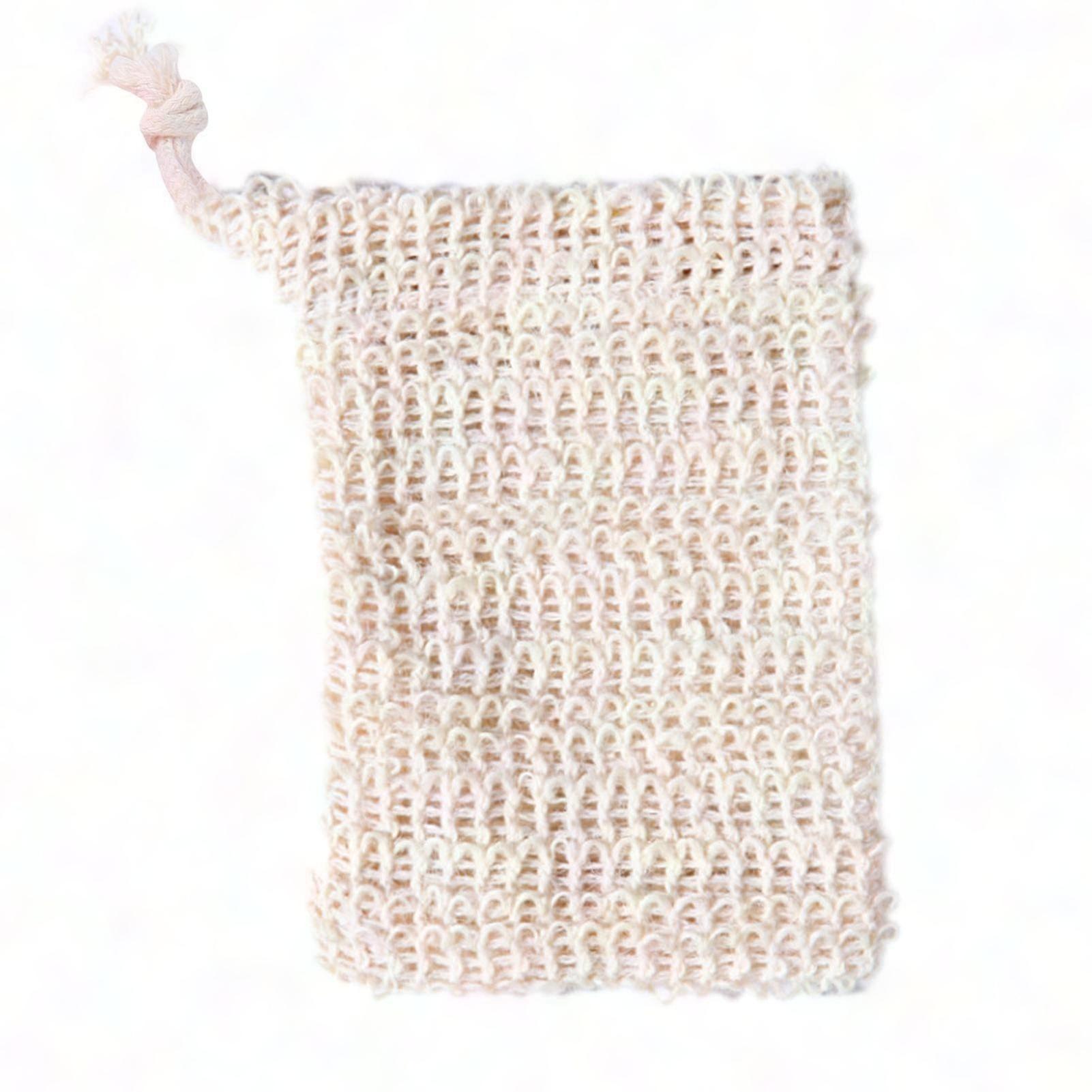 Exfoliating Soap Saver Bag with Drawstring - Reusable Foaming Mesh Pouch, Skin-Friendly & Super Soft, Drying Soap Bag by Jikaixiang
