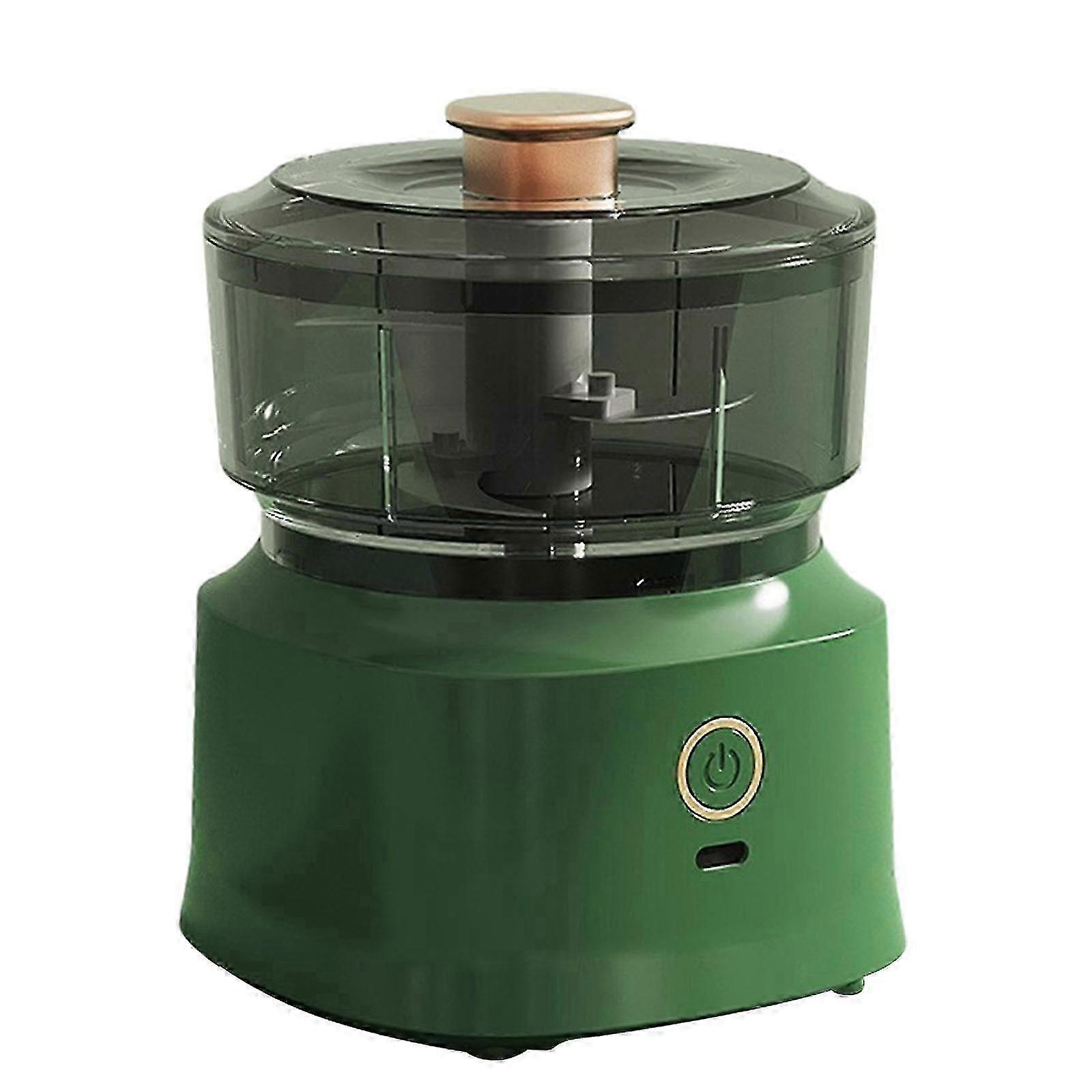 Portable Electric Garlic Chopper Mini Food Processor Wireless Vegetable Masher with USB Charging for Onions, Meat, and Spices