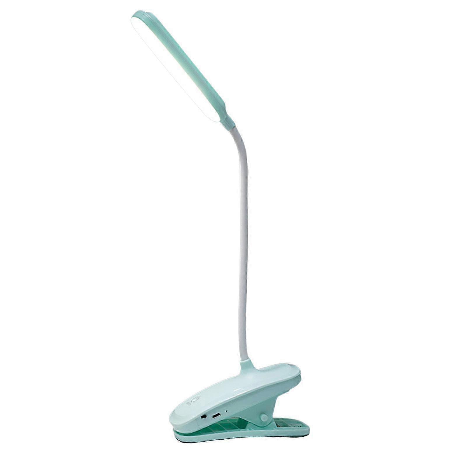 Dimmable LED Reading Lamp with Eye Protection, Flexible Hose Design, Rechargeable, Clip Type, Stepless Dimming