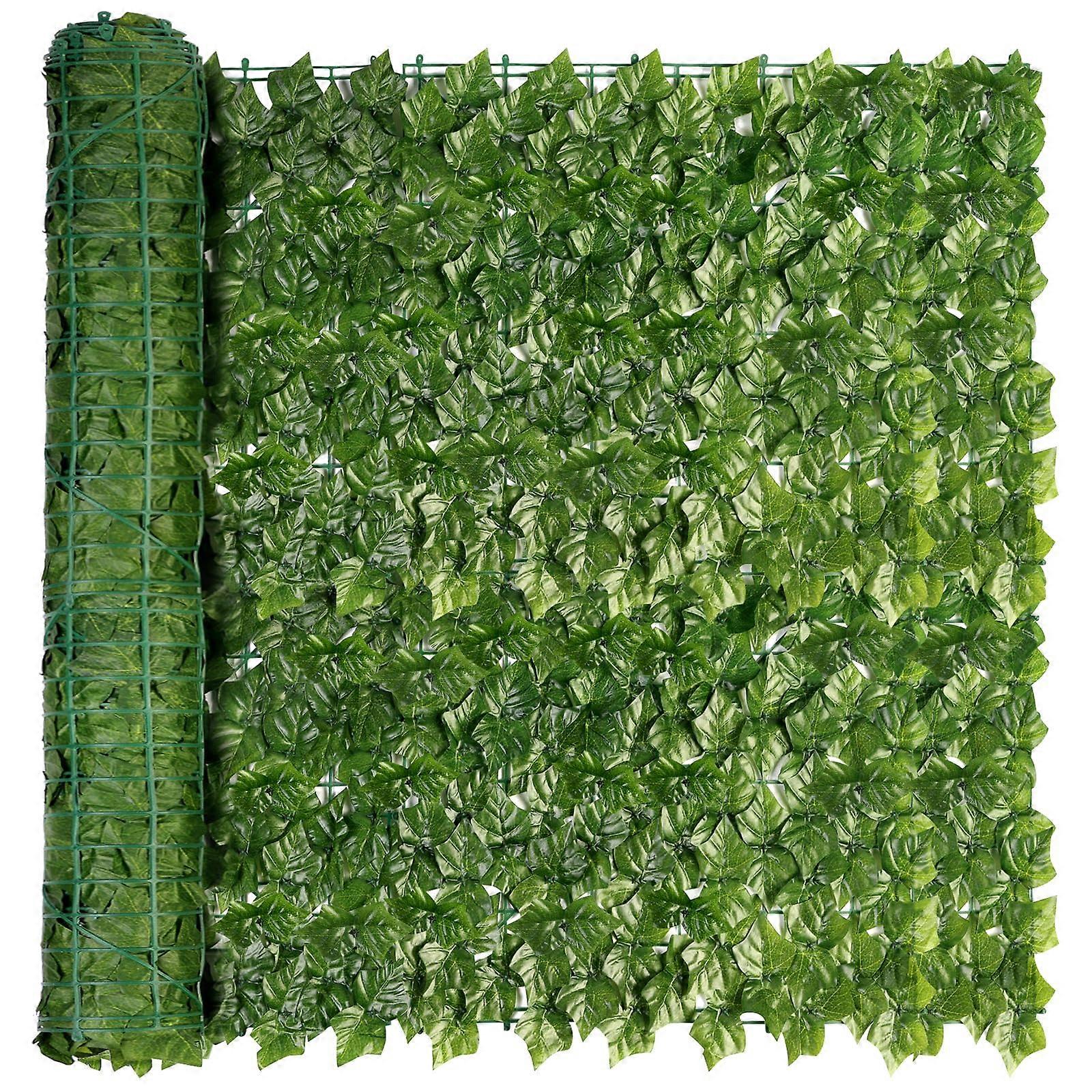 Artificial Ivy Privacy Fence Green Leaf Screen for Home Garden