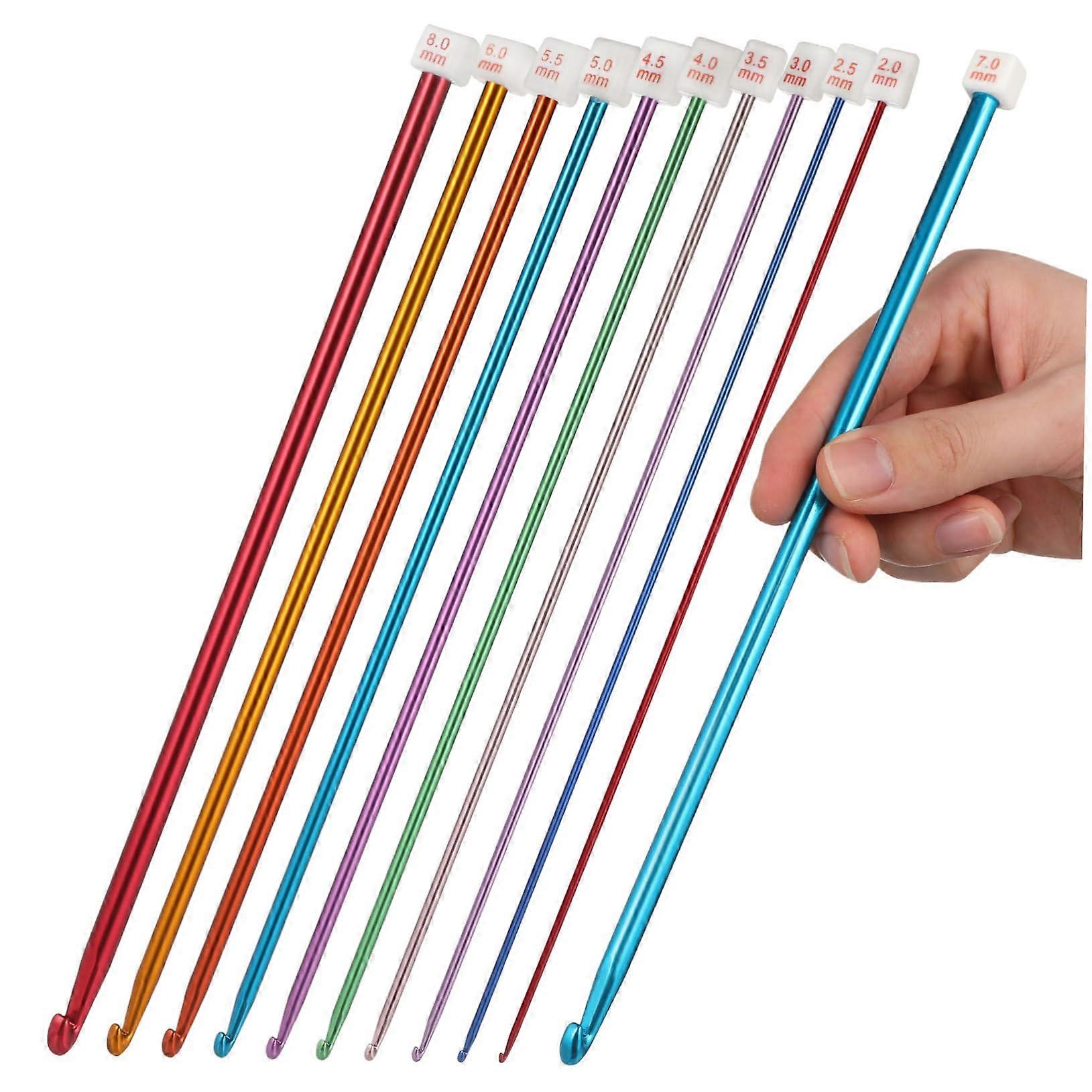 Crochet Hook Set Ergonomic Crochet Needles for Beginners and Experts, Smooth Yarn Hooks to Prevent Skin Scratches
