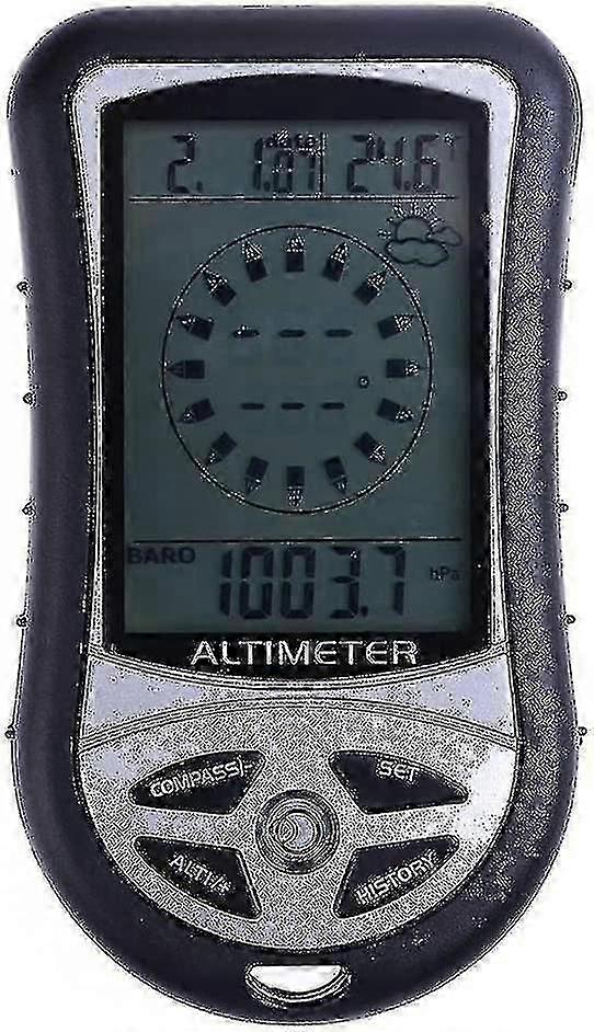 Premium Altimeter Thermometer Barometer with Multifunction Compass for Outdoor Adventures