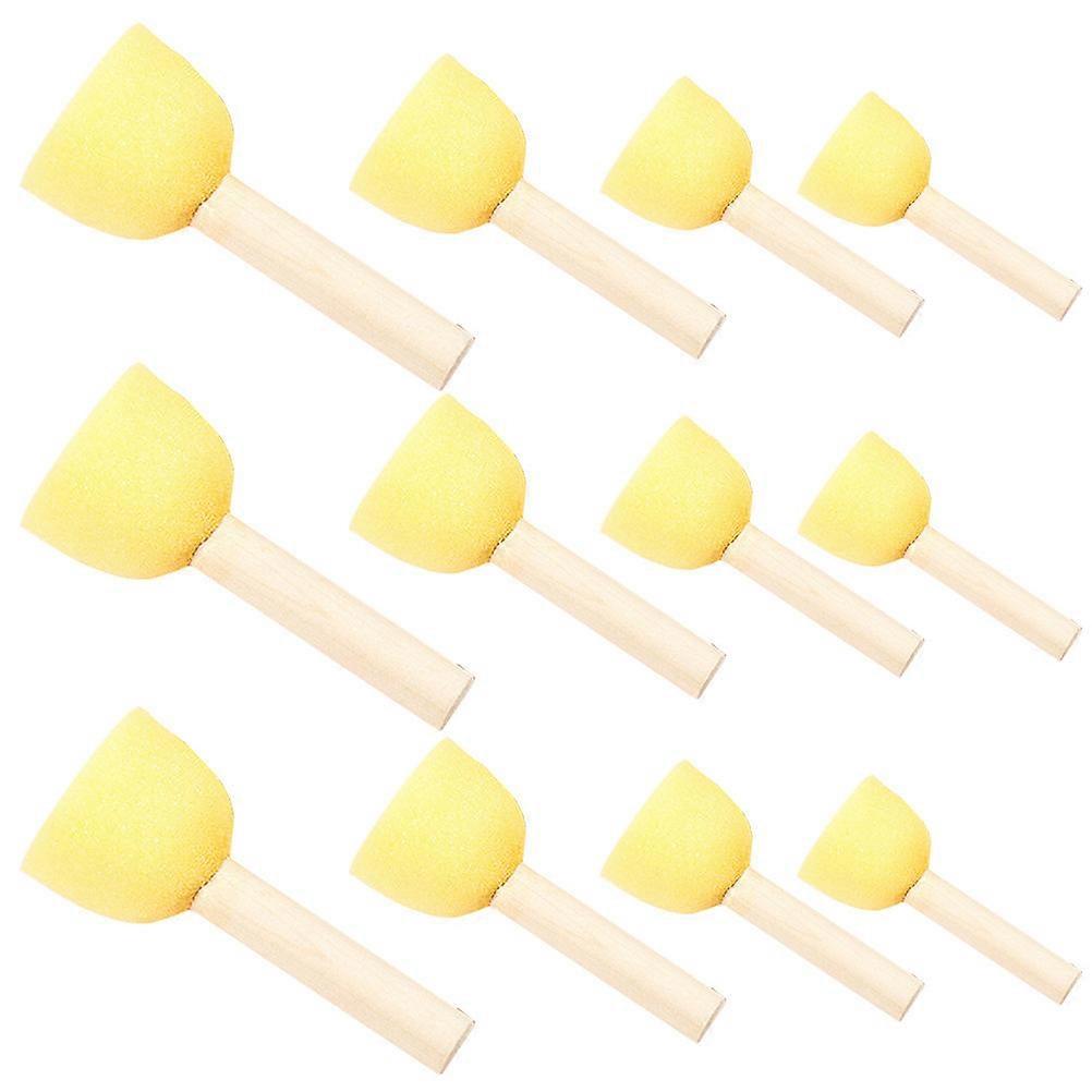 Yellow Drawing Sponge Stamper Set for Kids Includes 30Pcs Sealing Tools