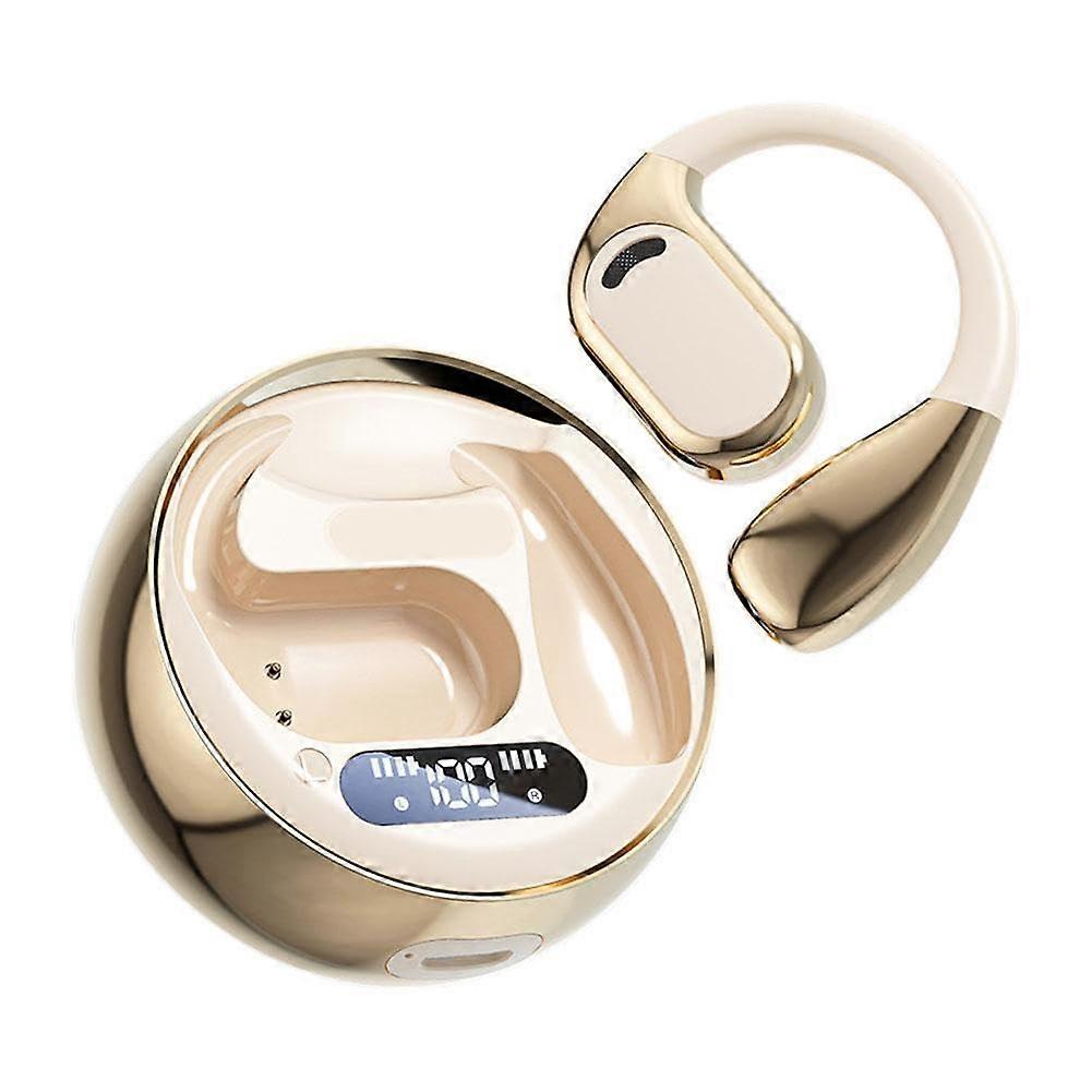 Multi Intelligent Real-Time Translation Bluetooth Earbuds With Long Hook Model P8U9 2025 Version Android iOS Compatible