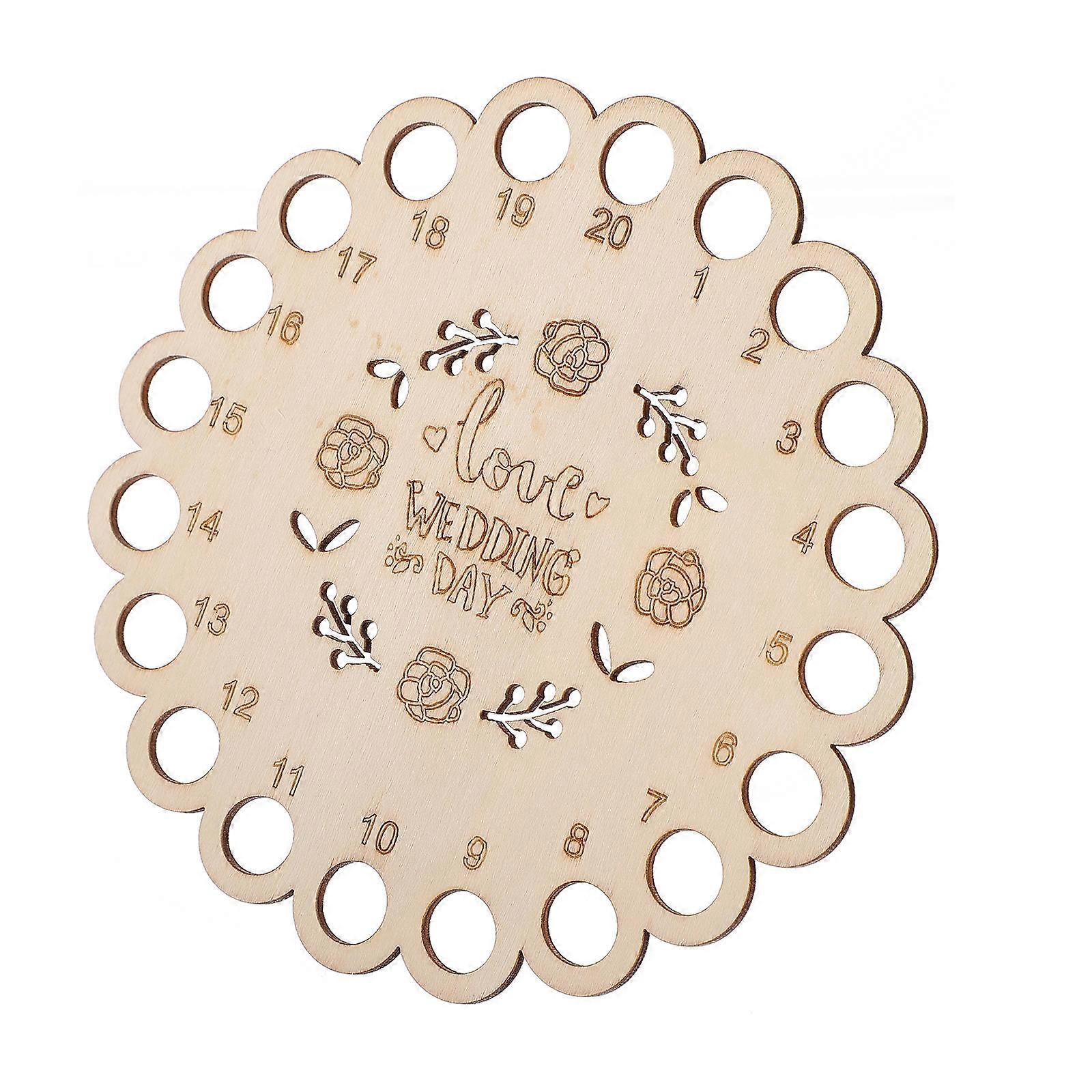 Compact Brown Plastic Thread Organizing Tool for Home Use Creative Hollow Design 1Pc