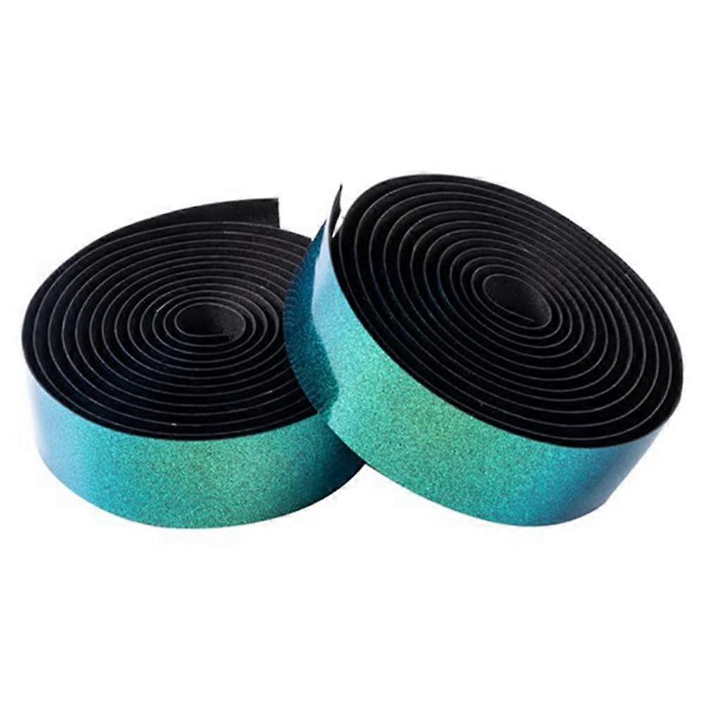 Reflective bicycle handlebar tape, viscosity, nonslip, bicycle handlebar tape, road bike, gradient green