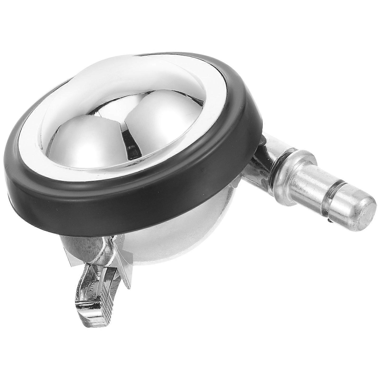 Office Chair Wheels Replacement Smooth Rolling Non-Scratching Barber Shop Chair Wheel 10x7cm Round Shape Zinc Alloy 1Set
