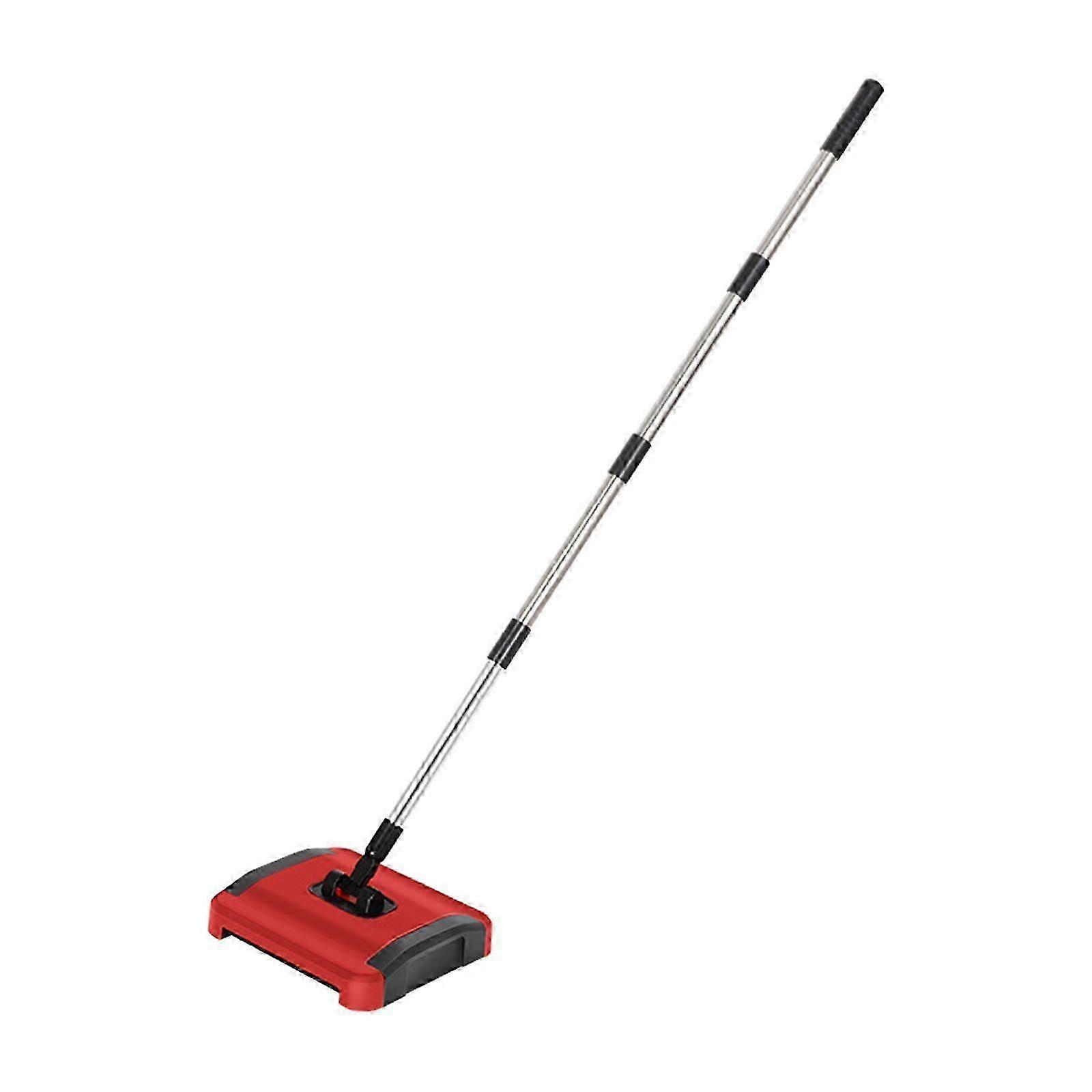 Compact Carpet Sweeper for Pet Hair, Paper Scraps & Small Debris - Manual Floor Cleaner