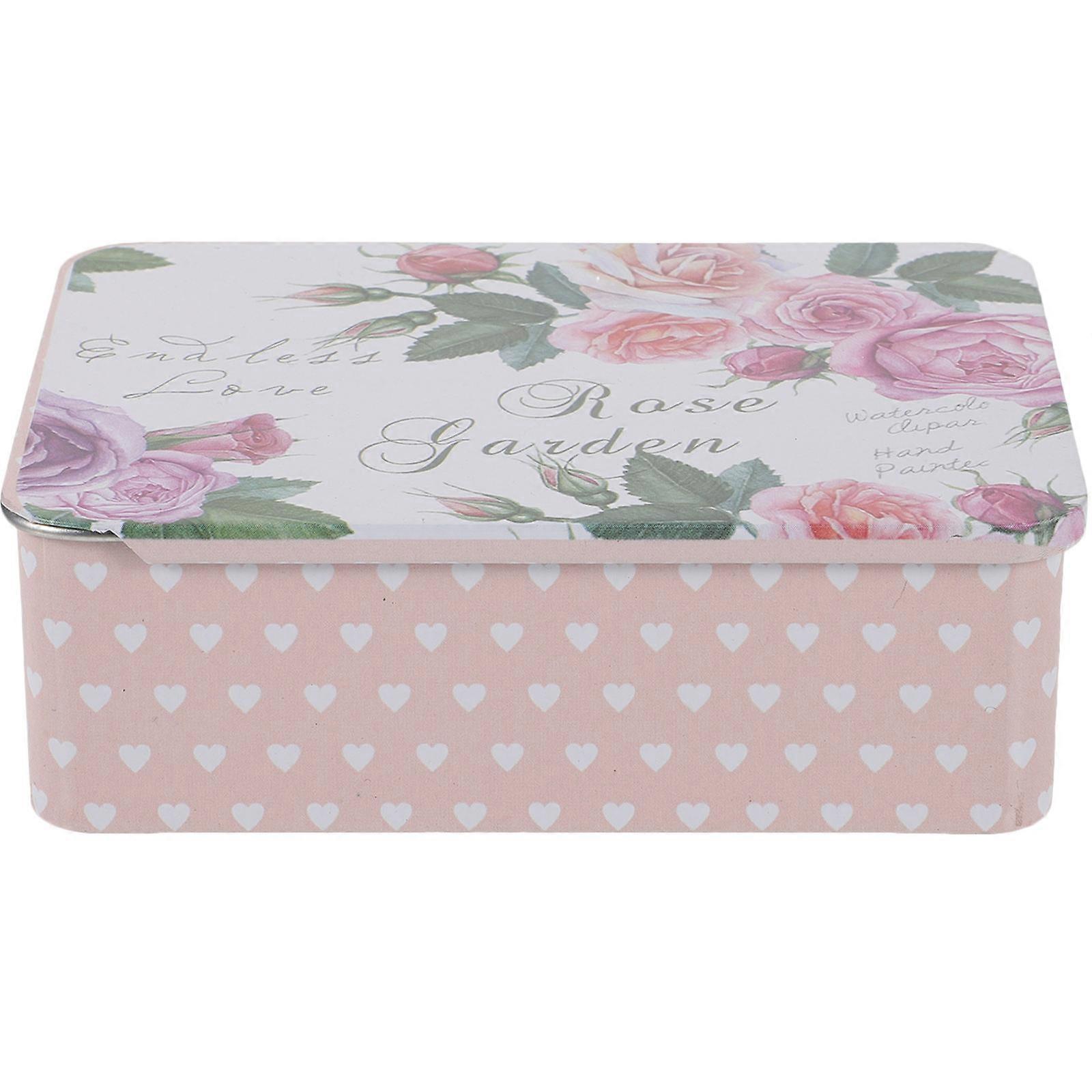 Retro Slide Top Tin Box for Candies, Coins & Small Items – Durable Tinplate Storage Container with Easy Open Design for Home and Outdoor Use