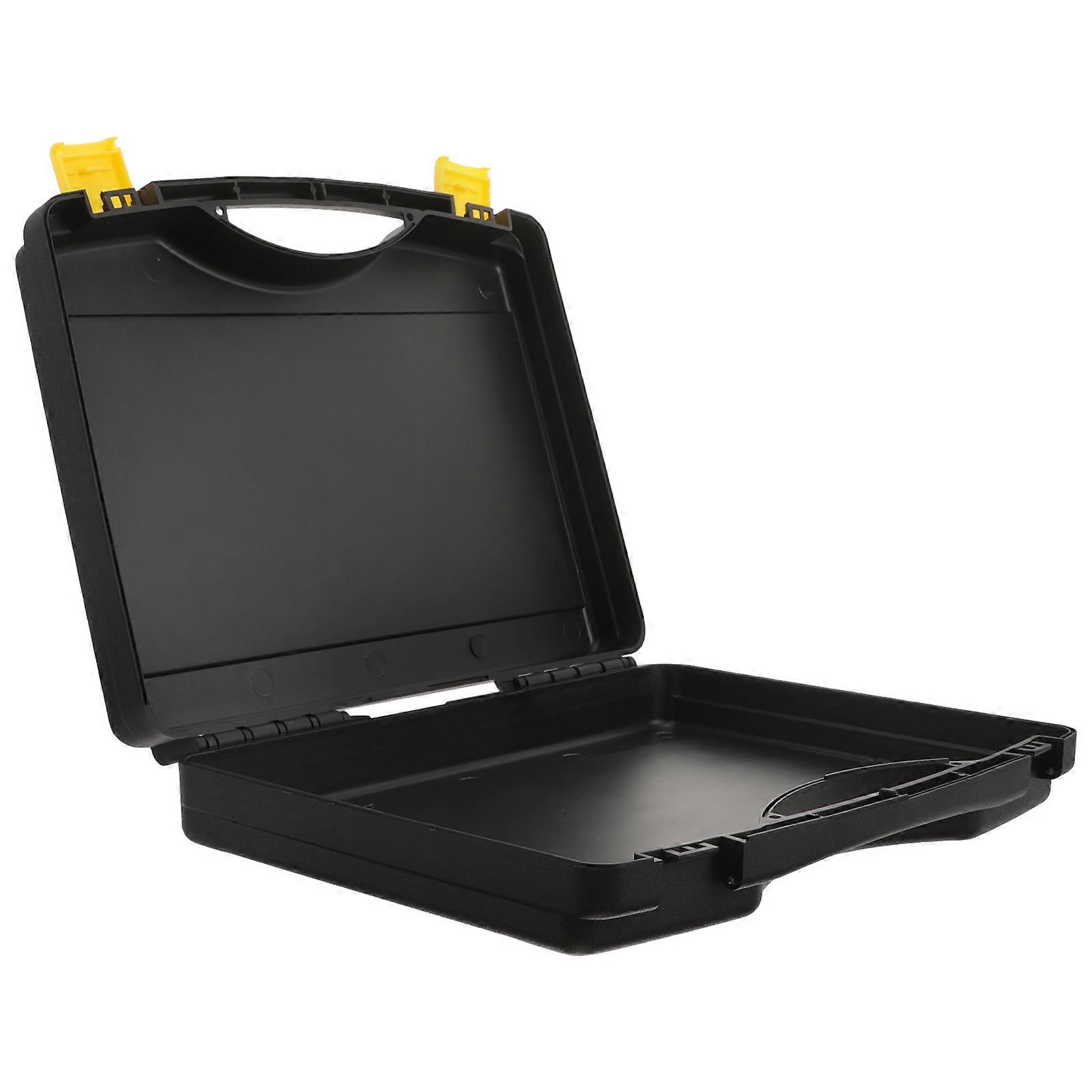 Portable Durable Plastic Tool Storage Box for Car Maintenance & Household Use – High Rigidity Container with Dividers for Versatile Organization