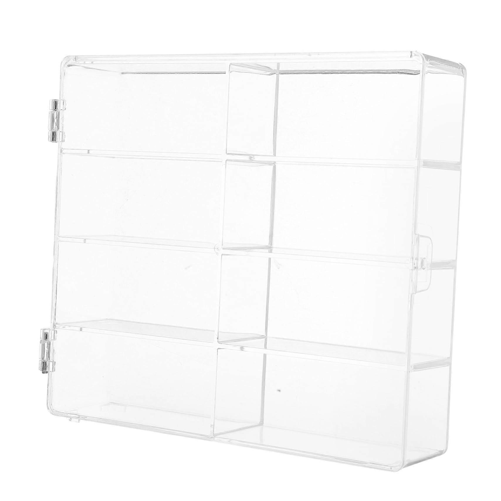 Automobile display box, transparent storage case for toy cars, organizer box for toy vehicles, vehicle collection holder, model showcase