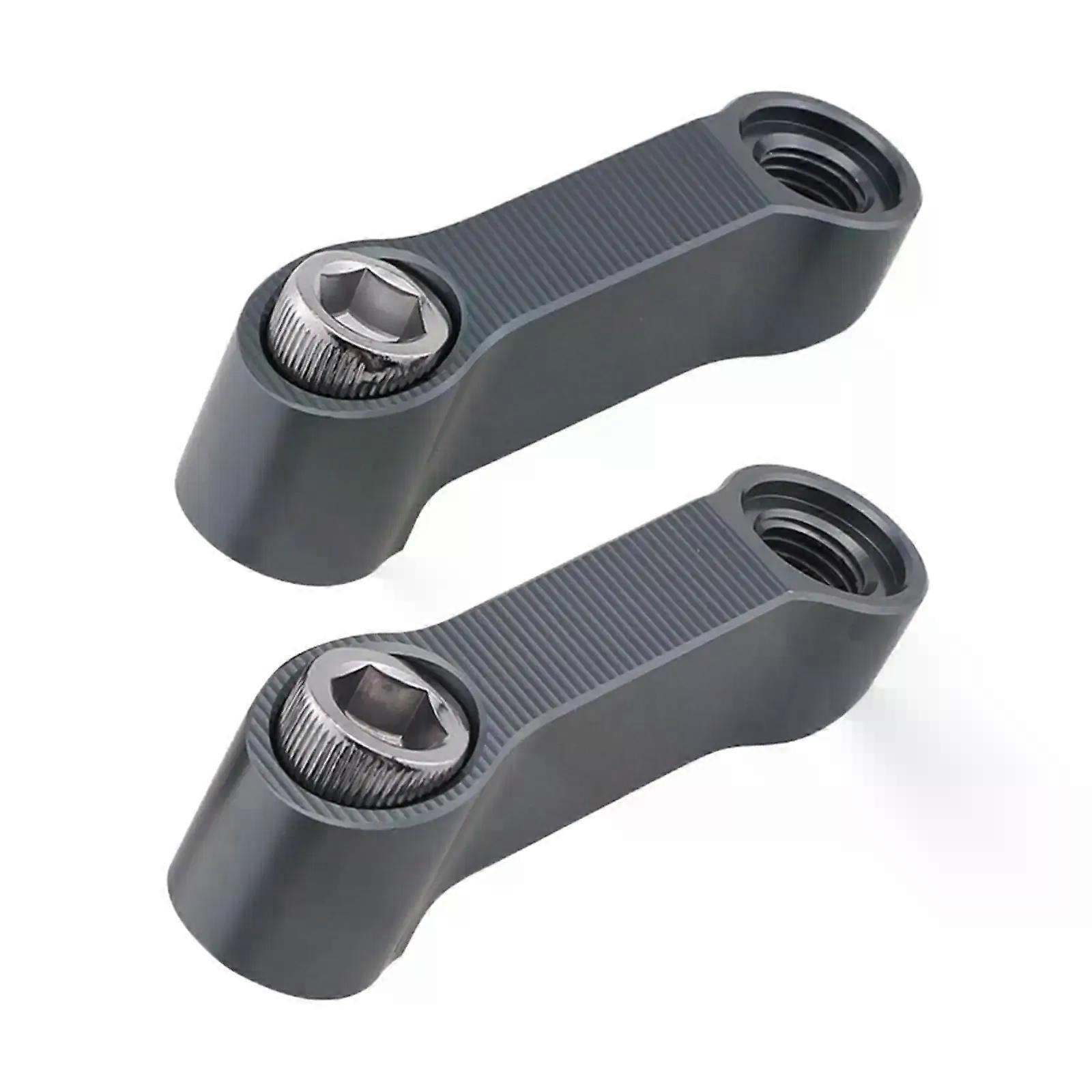 Mirror Riser Extension Bracket Adapter 10 Aluminum Alloy Adapter Kit Fit For X00GS/Adv K1300R