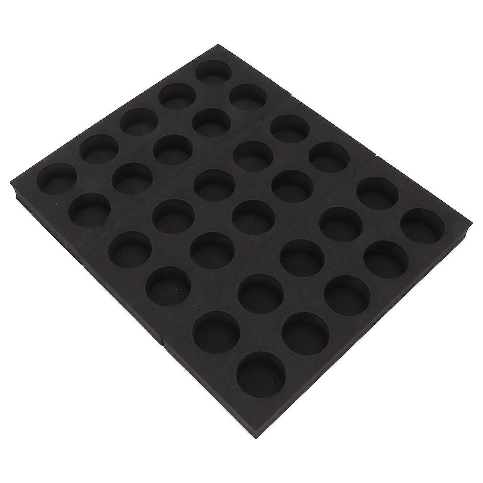 Black Coffee Pod Holder EVA Coffee Capsule Storage Container for Home Kitchen Office 