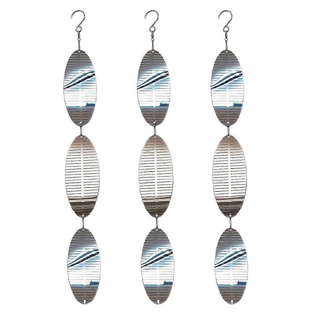 High Reflective Scare Disk Set, 9 Metal Disks for Garden and Terrace, Easy Installation, Outdoor Decoration