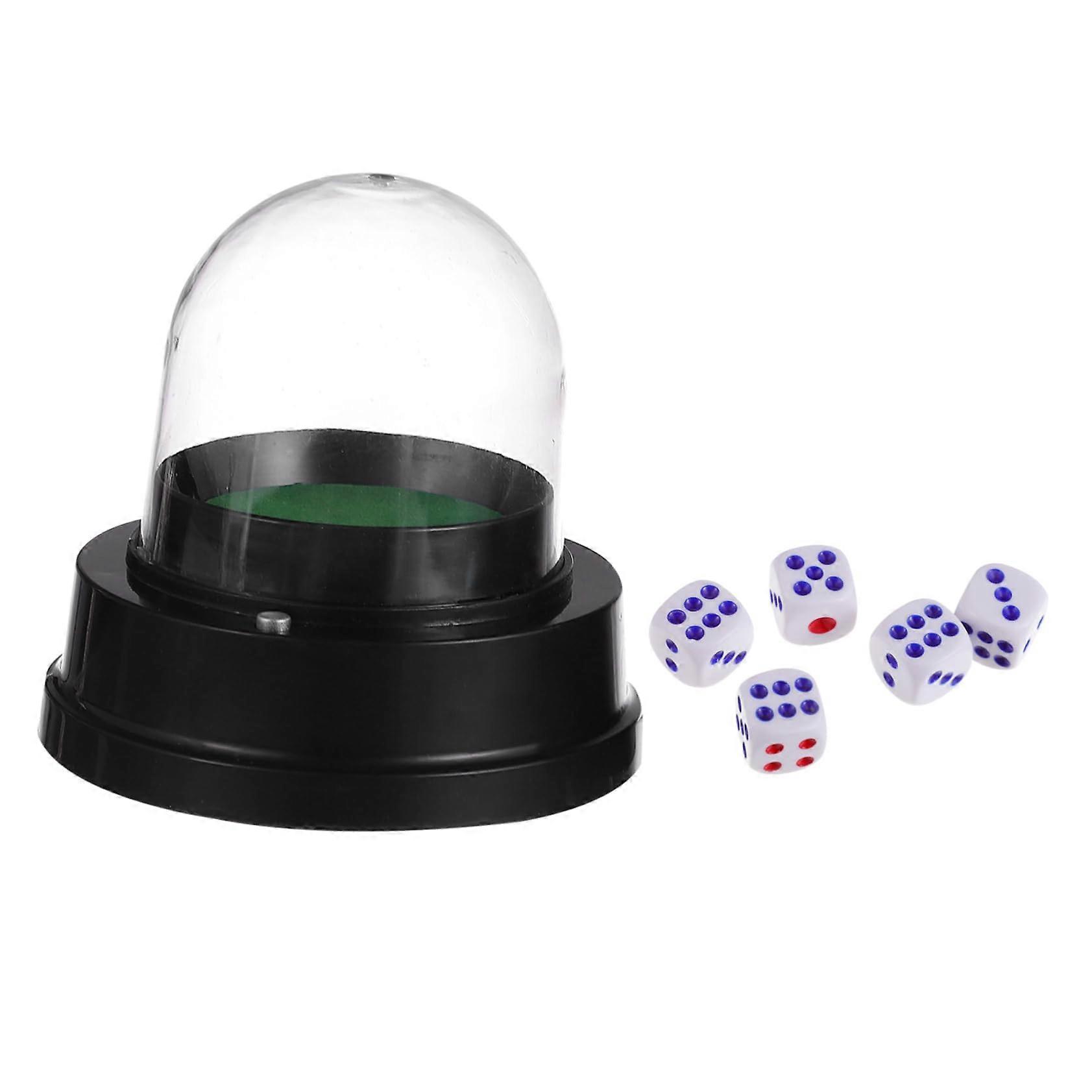 Dice Cup for Party Games, Electric Dice Roller, No Battery Required for Bar or KTV, Compact Design and Durable Material