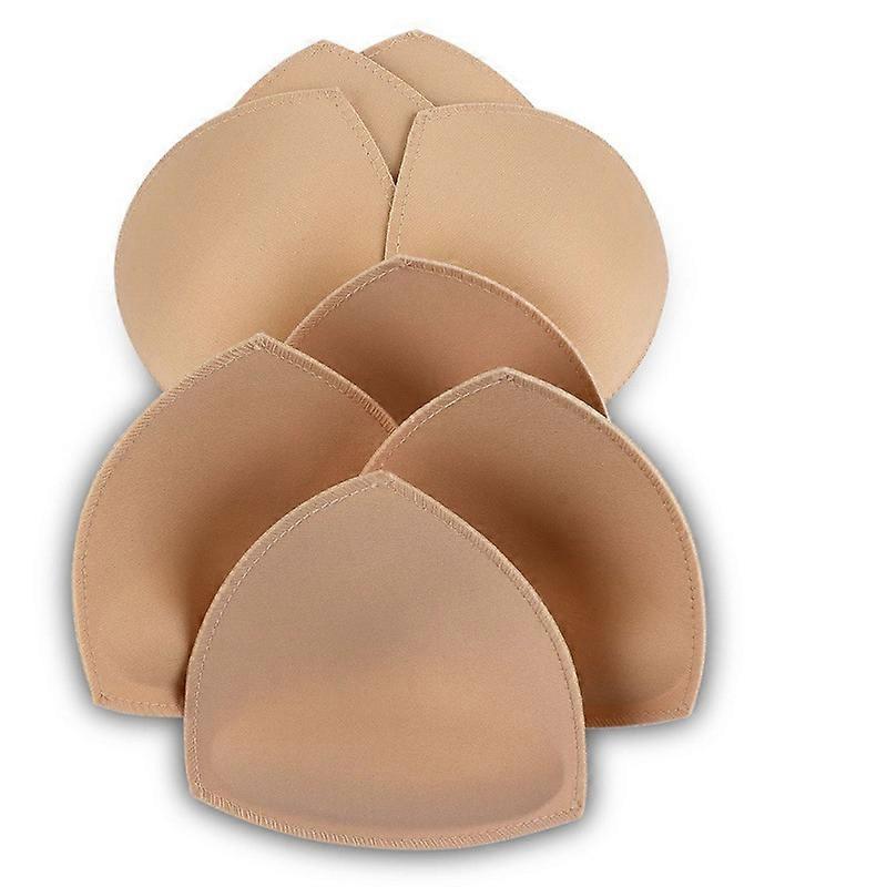 Bra Pads Inserts 4 Pairs Sewn Edges Breast Padding
