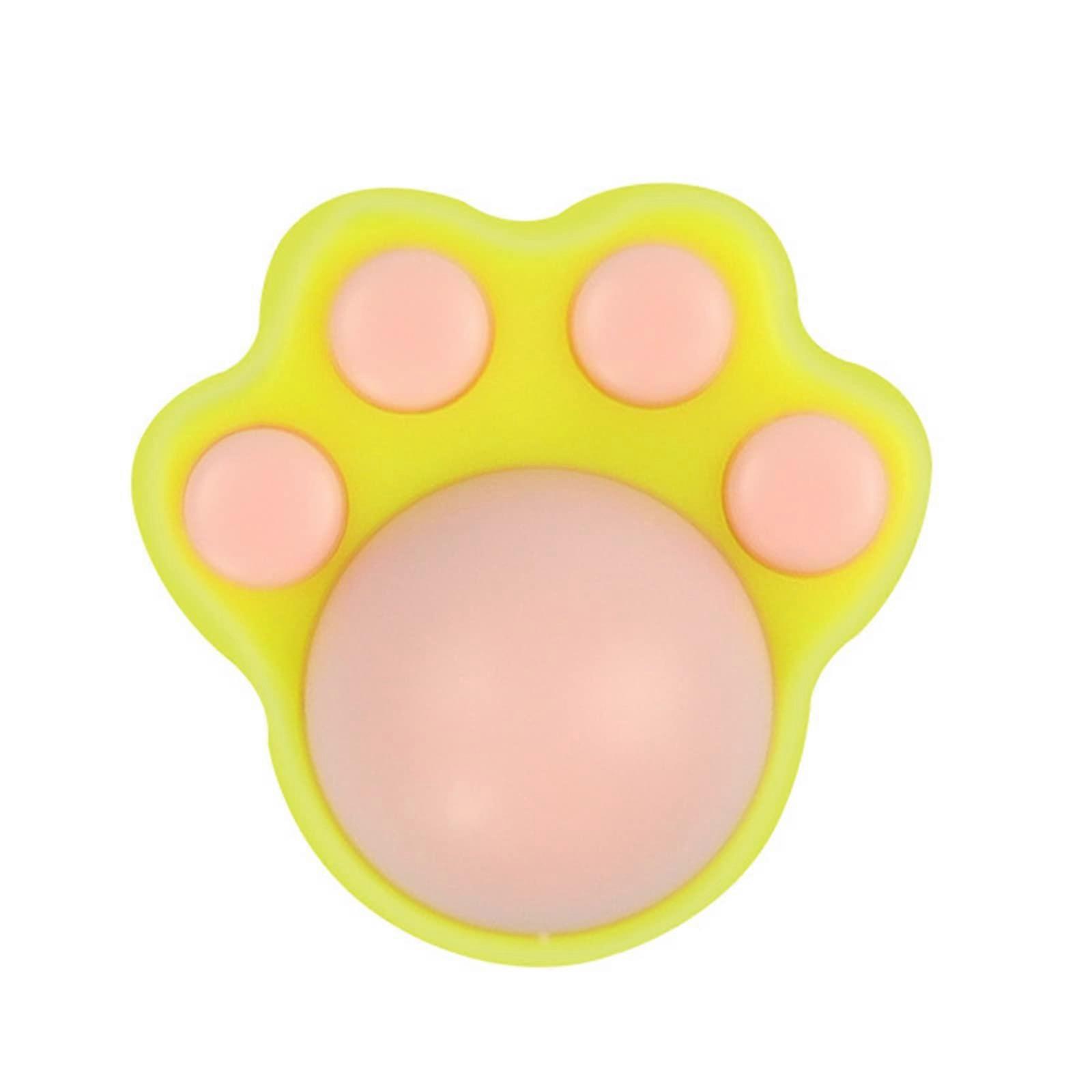 Natural Polygonum Balls Cat Toy Clean Teeth Molar Snacks Silvervine Chew Toy Dental Care Catnip for Cats Wall Yellow