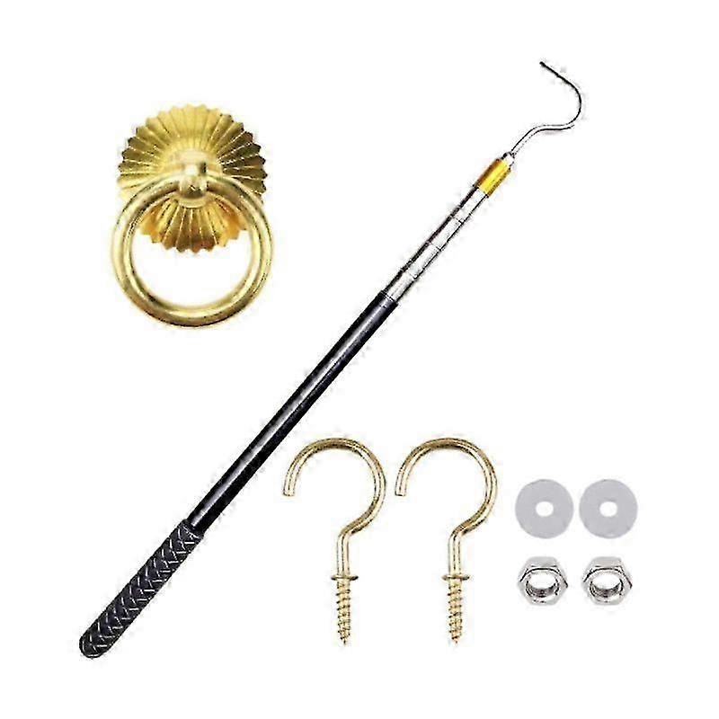 Attic Ladder Pull Down System Hardware Kit Storage Hook Attic Pull Down Hook