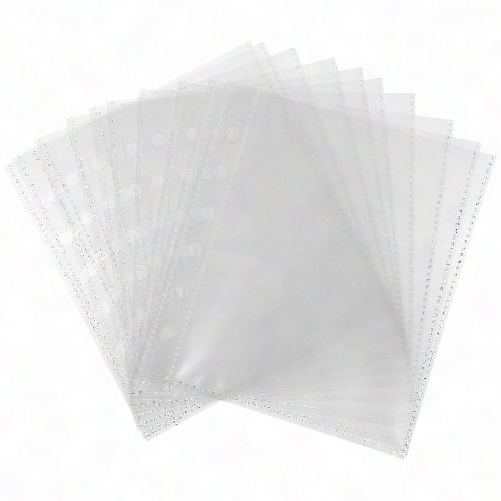 50 Transparent 12x12 Scrapbook Pages for A7 Ring Binders