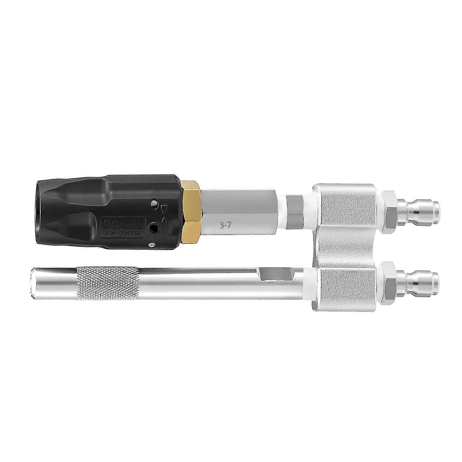 Druckscheibe M5 Drehdüse Langweite 1/4in Schnellanschluss, Edelstahl, 3-7 GPM, 1000-4050psi, mit Leiterretter