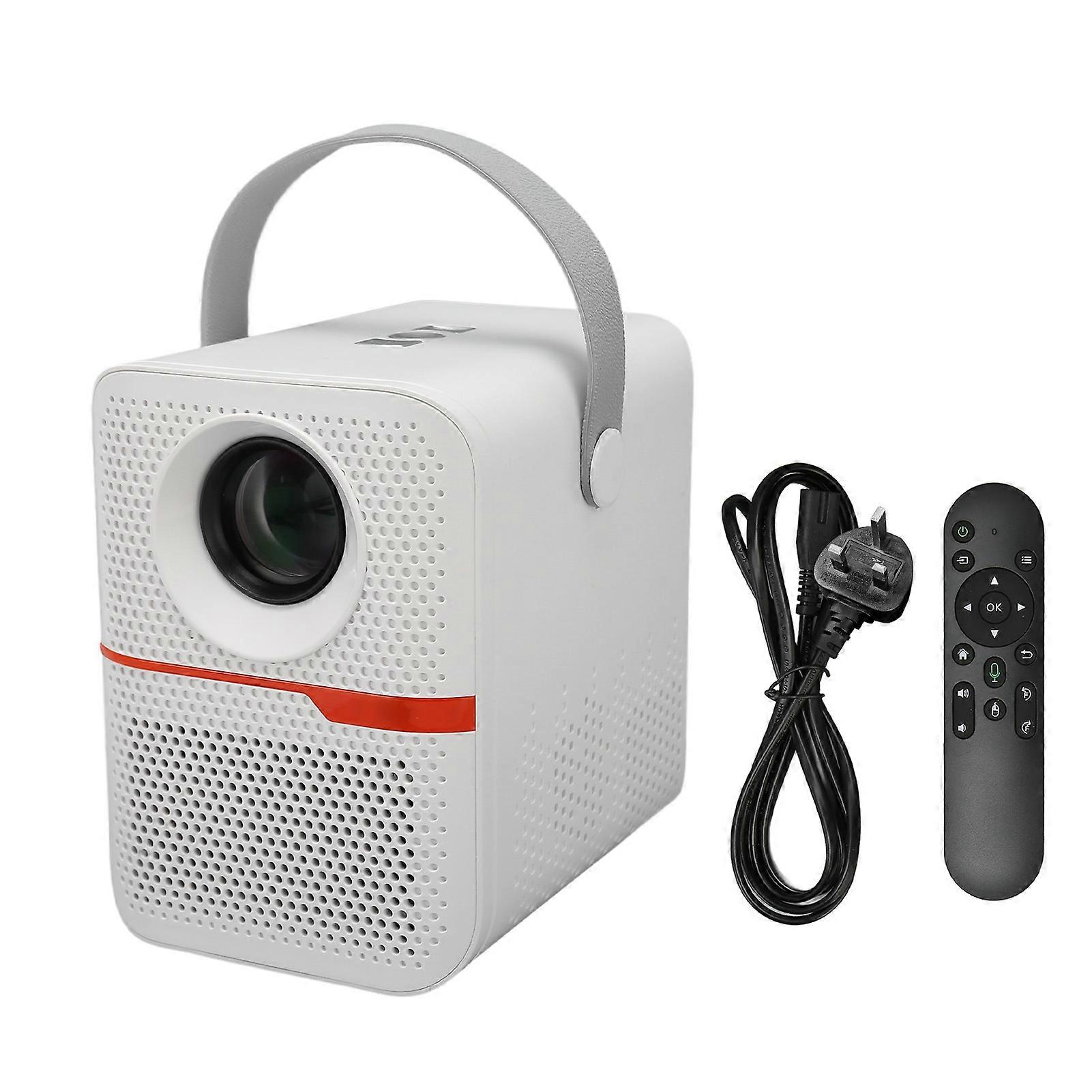 Smart 1080P Projector: 4K Decoding, WiFi, Bluetooth 4.2, Portable Home Theater