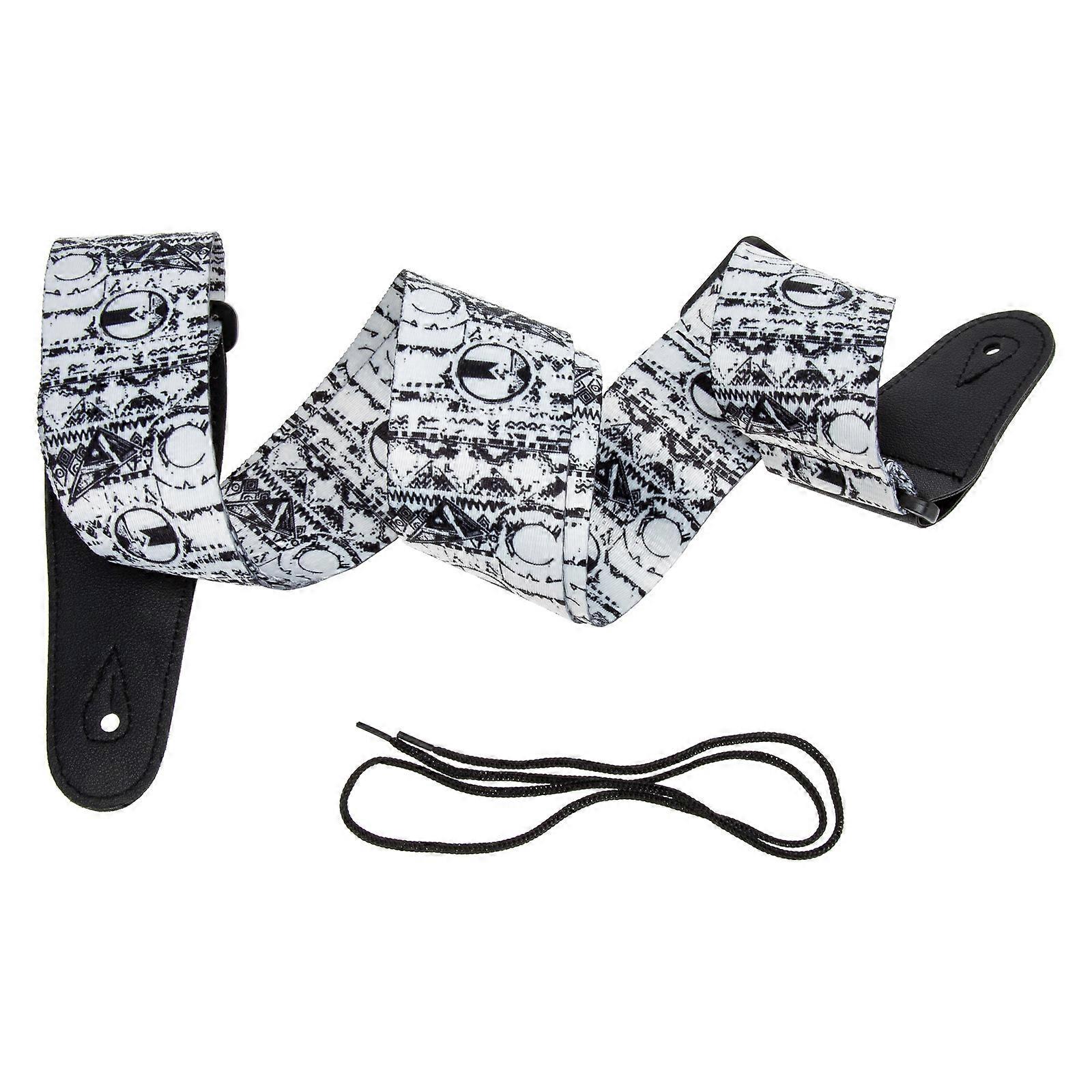 Guitar Shoulder Strap Polyester Small Width 150x5cm Adjustable For Music Events And Concerts 1Pack