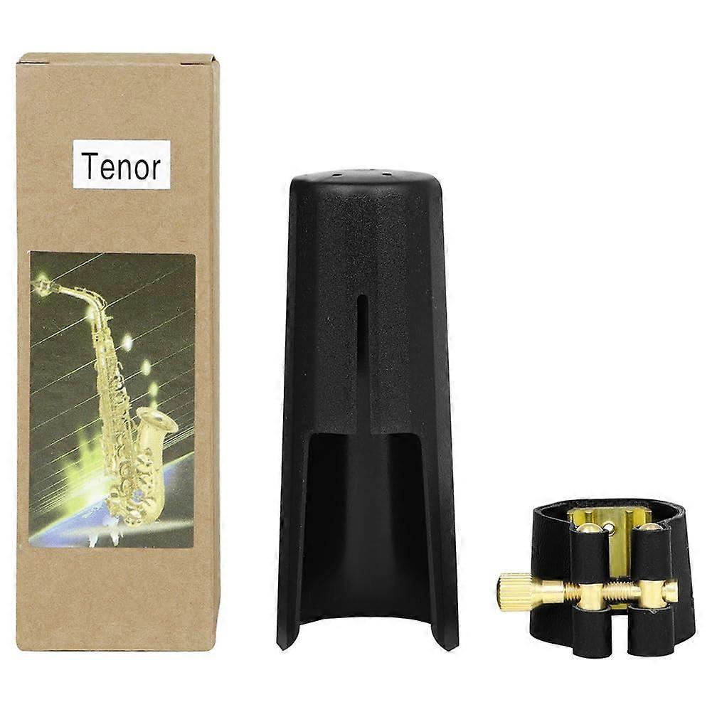 Leather Ligature Clasp with Plastic Cap for Saxophone and Clarinet Leather Clip Hat
