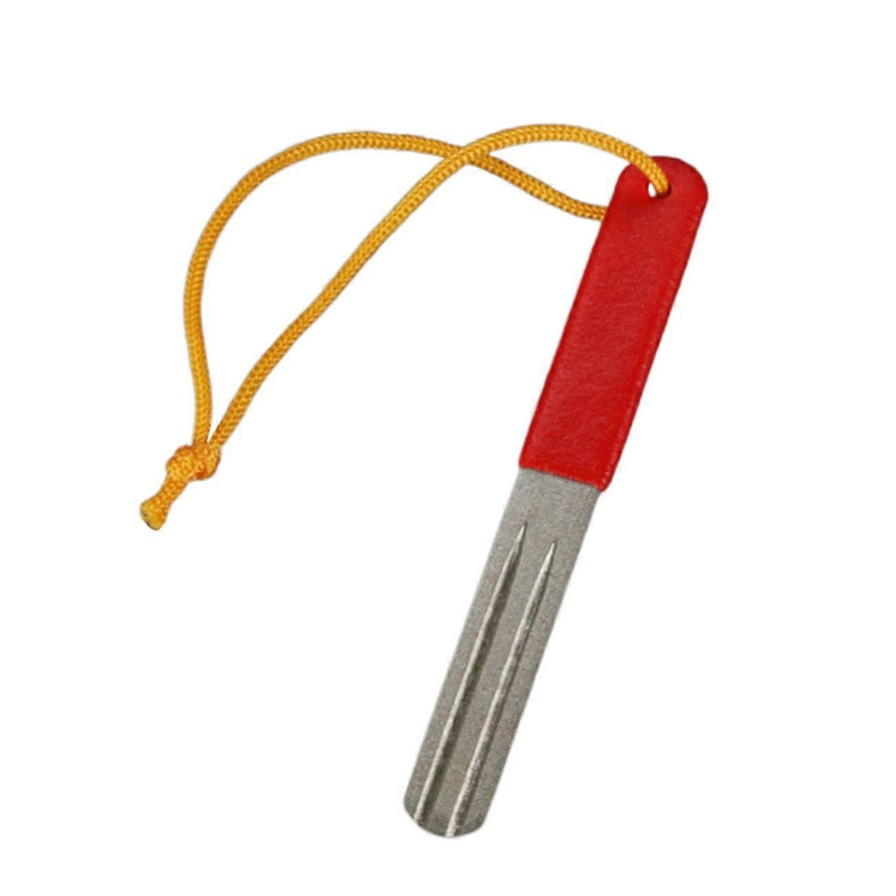 Essential Fishing Tackle 1piece doublesided hook sharpener with rhinestone file for fine coarse grinding as shown 101.1cm