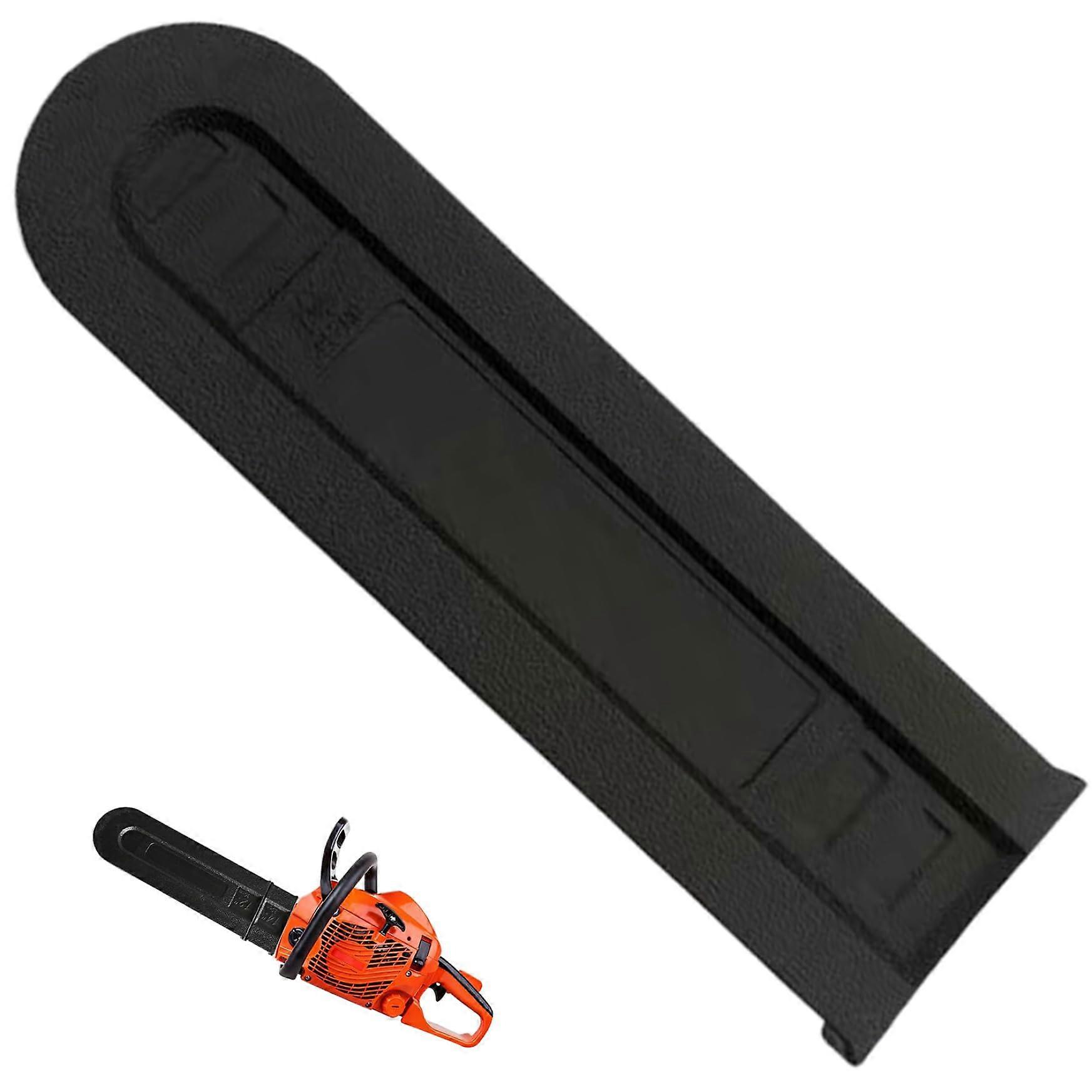 Tampa da barra de motosserra de 10 polegadas, proteção de plástico para lâmina de motosserra espessa, luva protetora de cera, acessório prático, bainha, acessórios, 10 polegadas