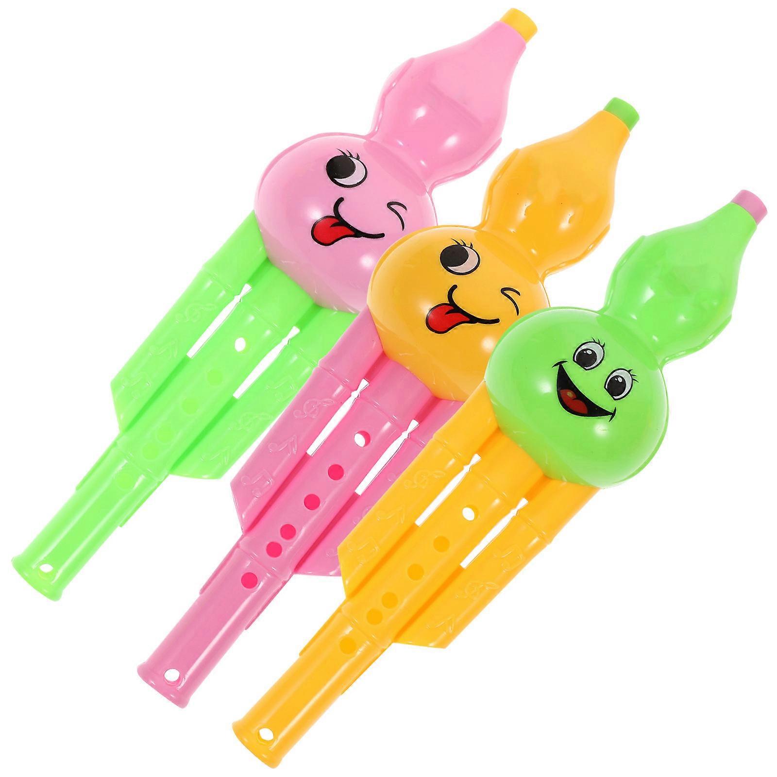 Safe Kids Clarinet Artistic Potential Development Educational Toy Assorted Color 3Pack