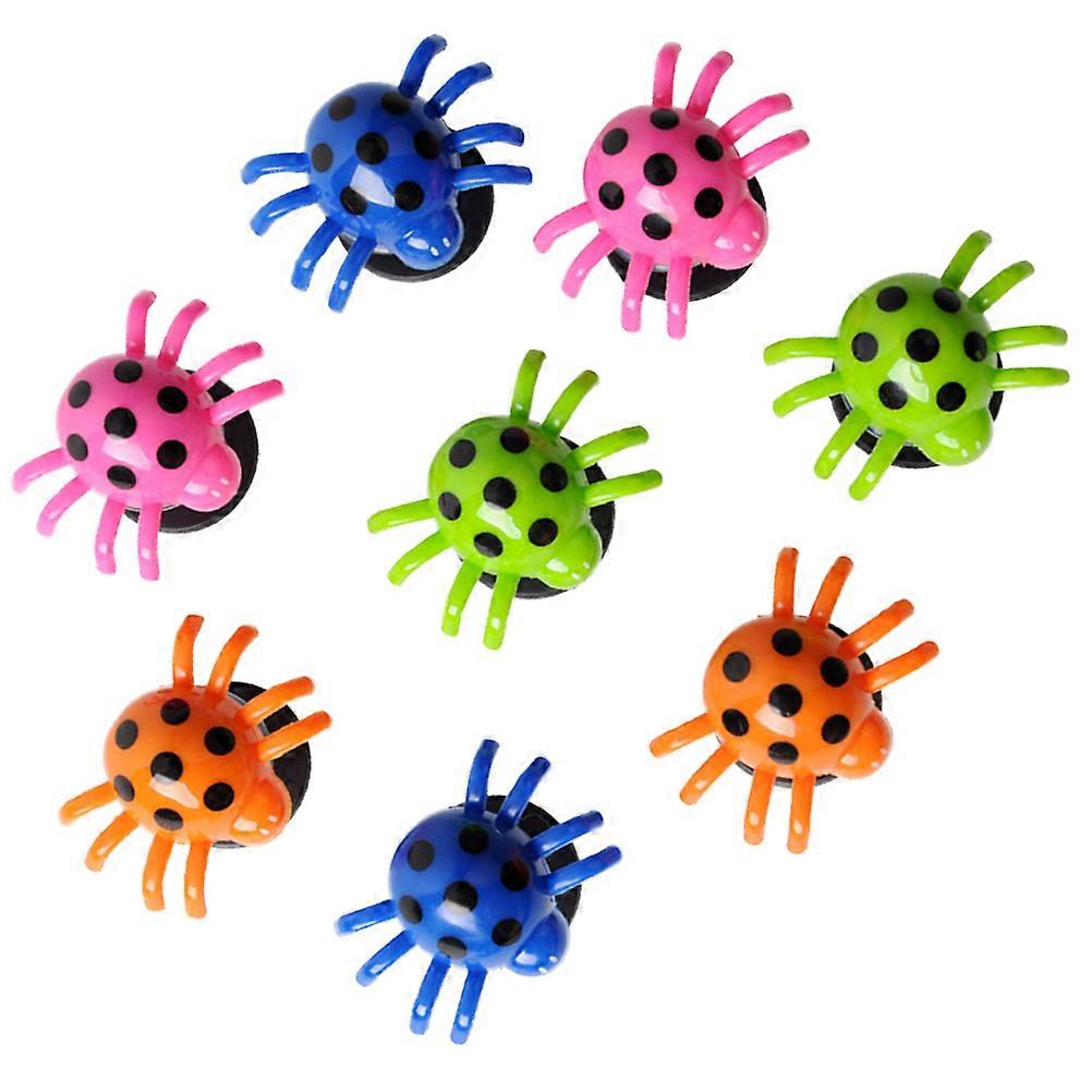 20Pcs Spider Launchers Bounce Fun Interactive Props Early Learning Stimulators Party Gift Toys Color