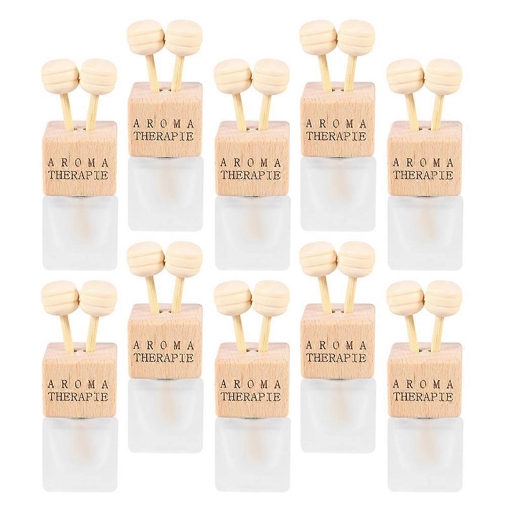 Car Air Vent Perfume Bottle for Aromatherapy Diffuser 10Pcs 8ml White