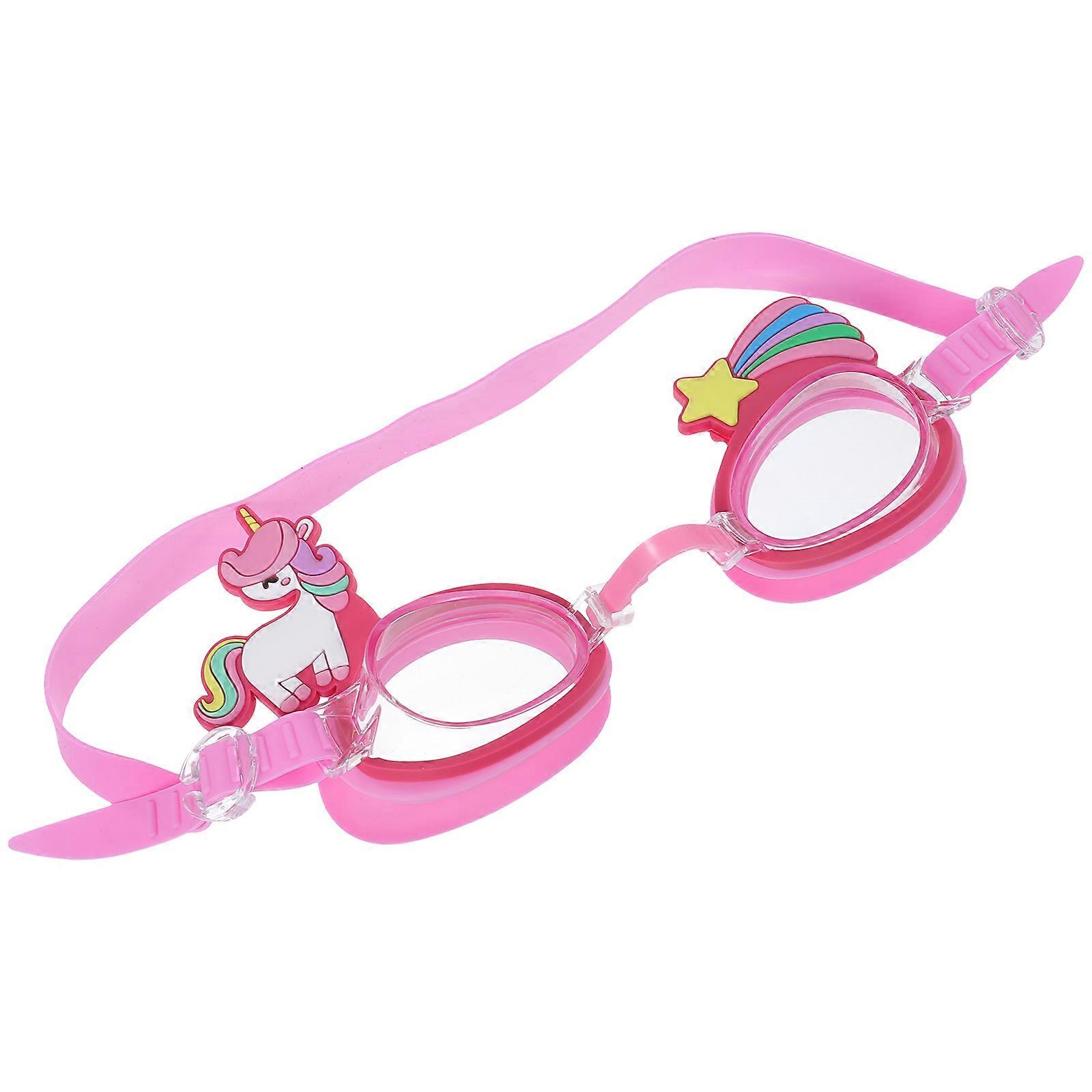 Cartoon Swim Goggles Fog Leak Resistant Comfortable Design for Boys Learning to Swim