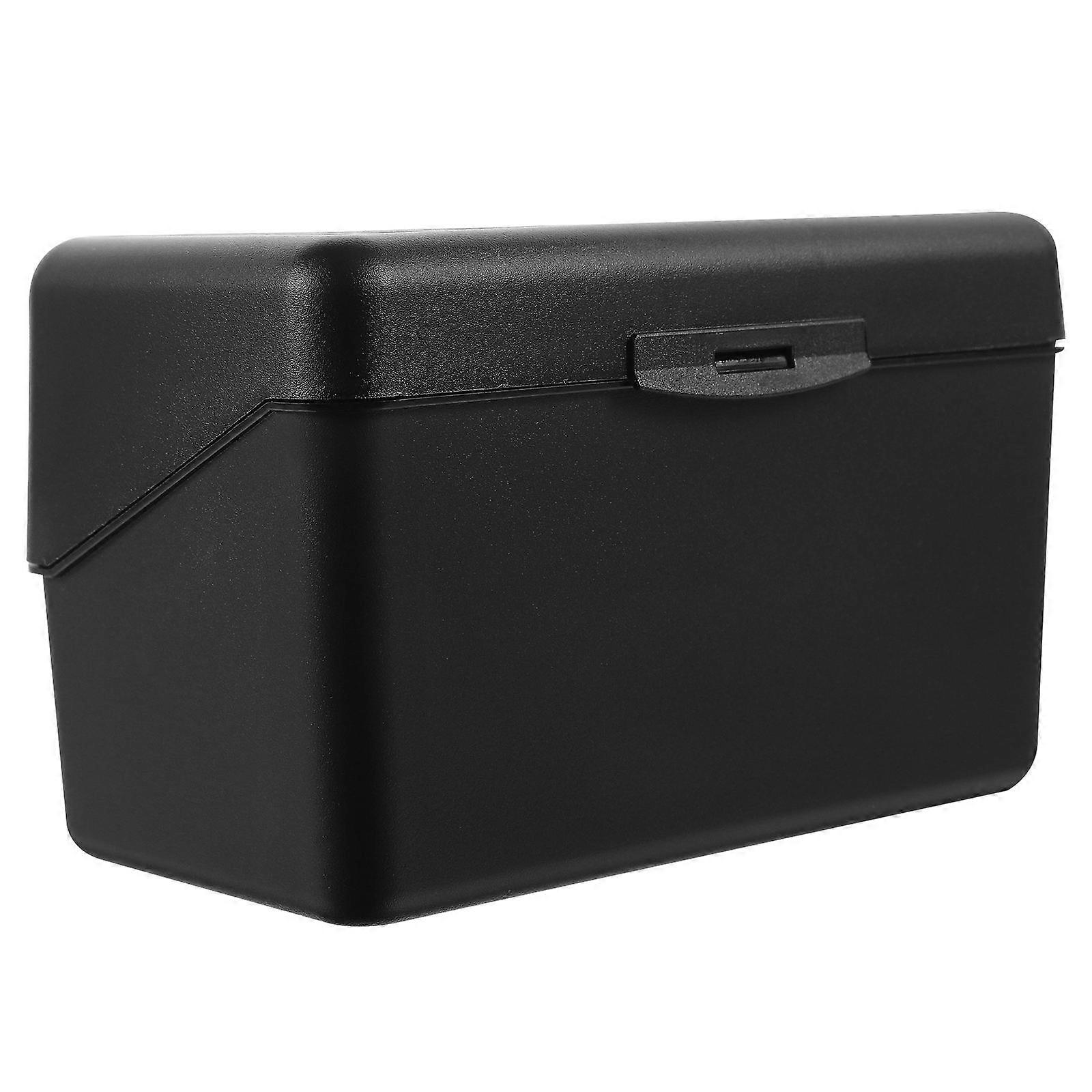 Business Card Storage Holder PP Organizer for Office Professional Display Simple Design for Reception Conferences Client Meetings Black