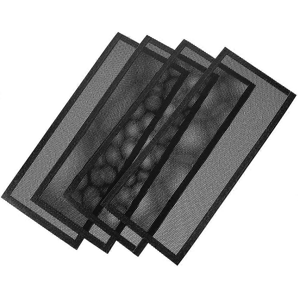 Floor Vent Mesh Cover Floor Register Vent Screens Dust Filtration Office Use Rectangular 4Pcs