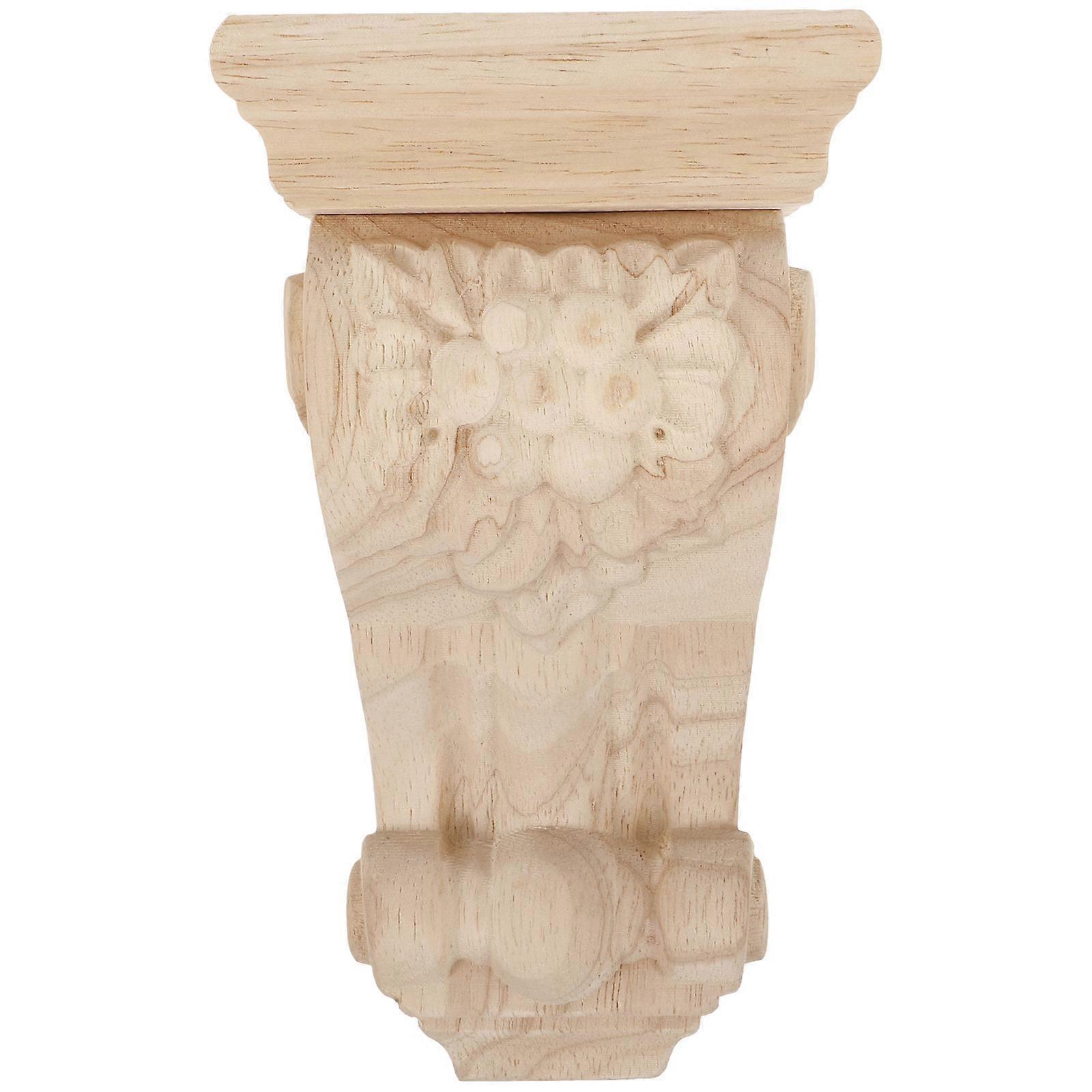 Carved Wood Corbel for Decor Khaki Color European Style with Smooth Surface and Sturdy Design 7