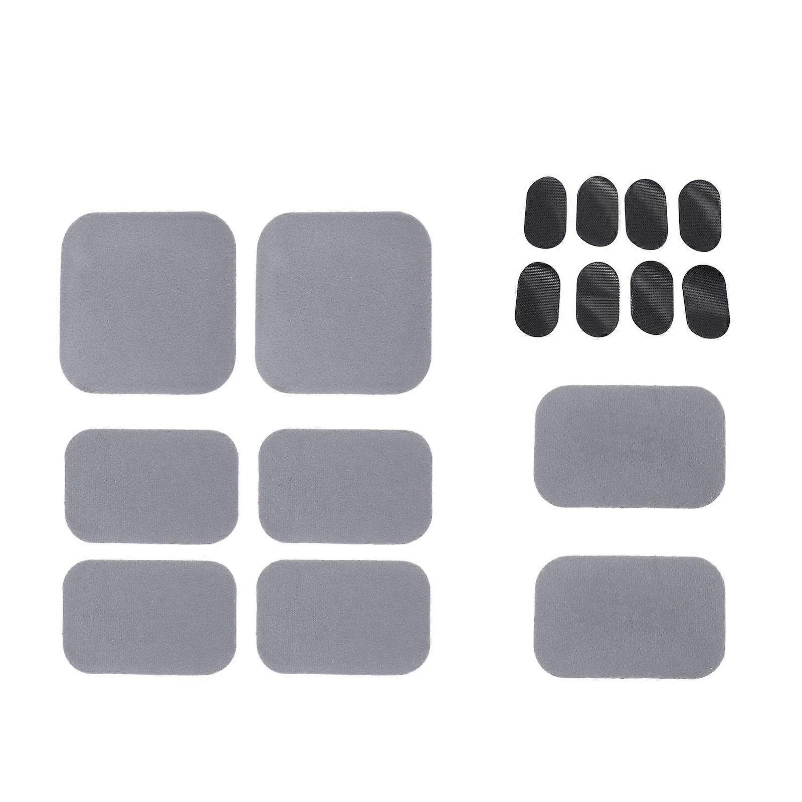 Cycling Inner Pads for Comfort and Stability 8pcs Grey Foam Mats
