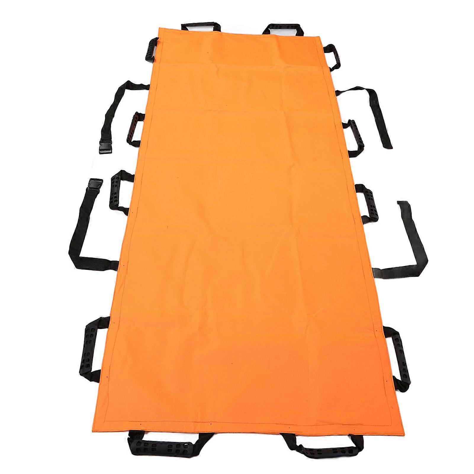 12 Handle Home Folding Stretcher Simple Soft Portable Transport Unit for Emergency Work 
