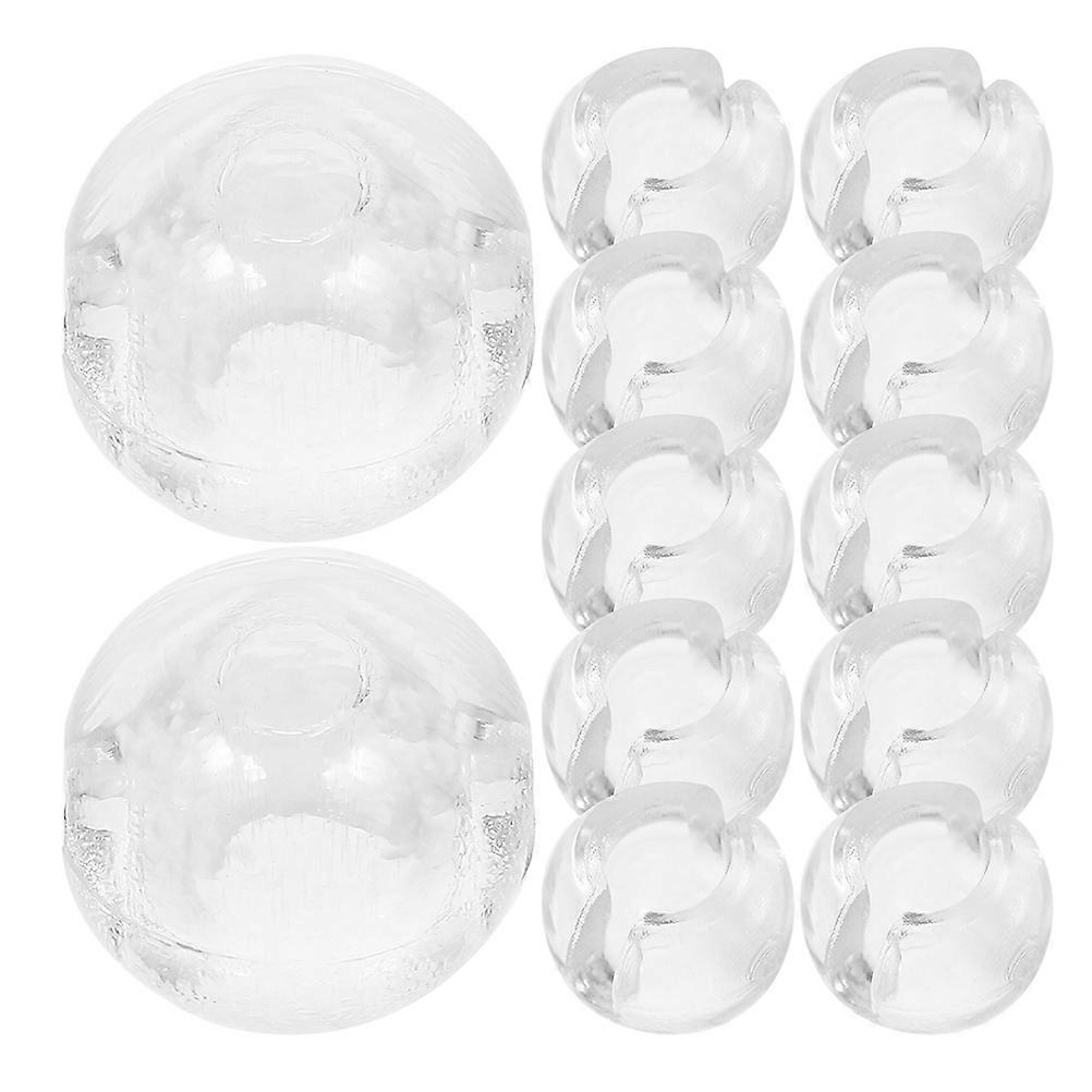 Clear Bead Chain Stoppers for Vertical Blinds & Roller Shades – Easy Installation, Tangle Prevention, Decor Friendly Design (20pcs)