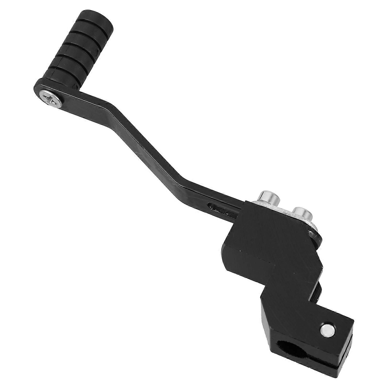Black Aluminum Alloy Gear Shifter Lever for Motorbike Easy to Install Durable Precision Manufacturing