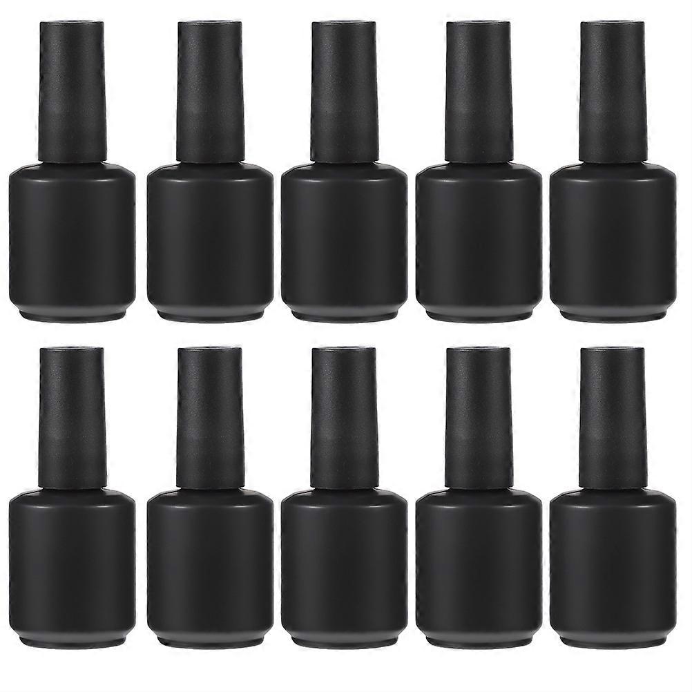 12pcs Glass Nail Polish Bottles with Brush Cap   Empty Containers for DIY Nail Art, Varnish Storage, Easy Refill for Manicure Enthusiasts